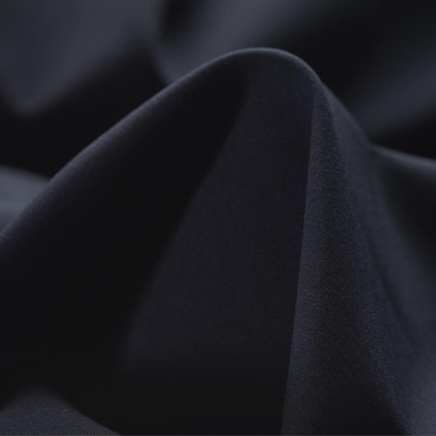 VIRGIN WOOL, ELASTIC, RAVEN BLACK (F000028071)