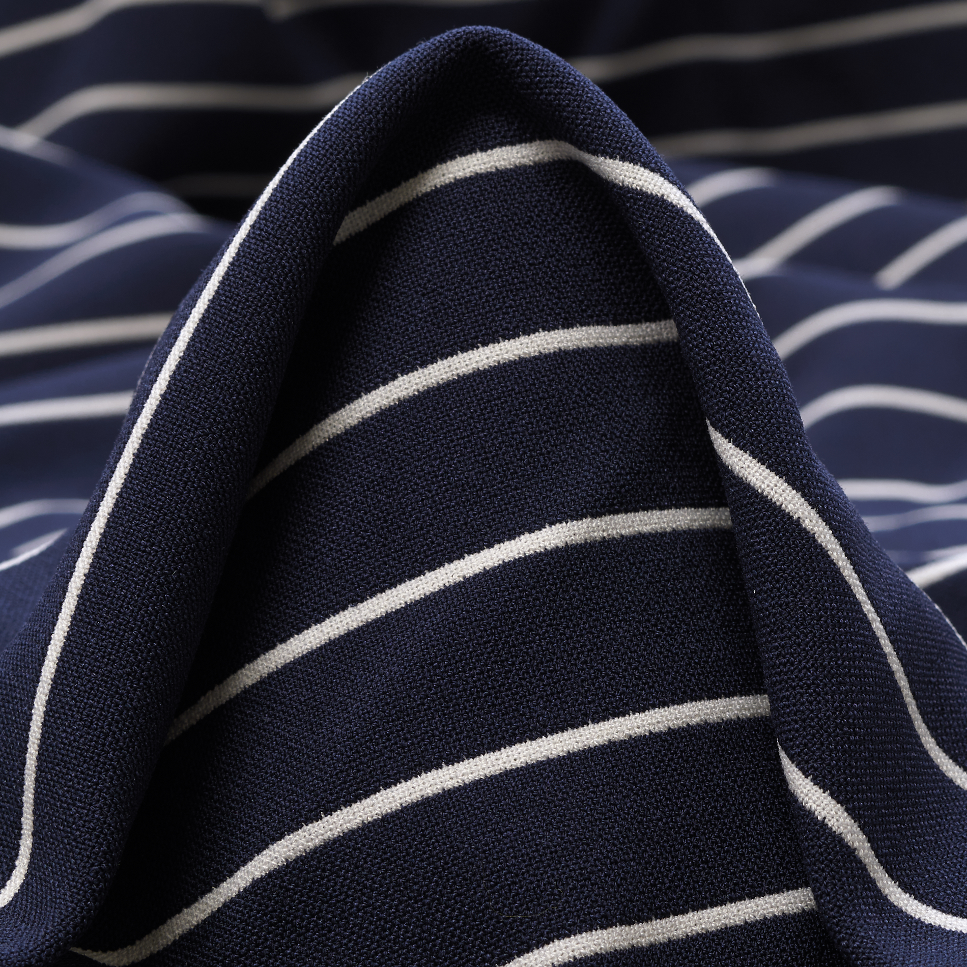 Mieszanka wiskozy, Paski, Stretch, Parisian Night&Snow White (F000034634)