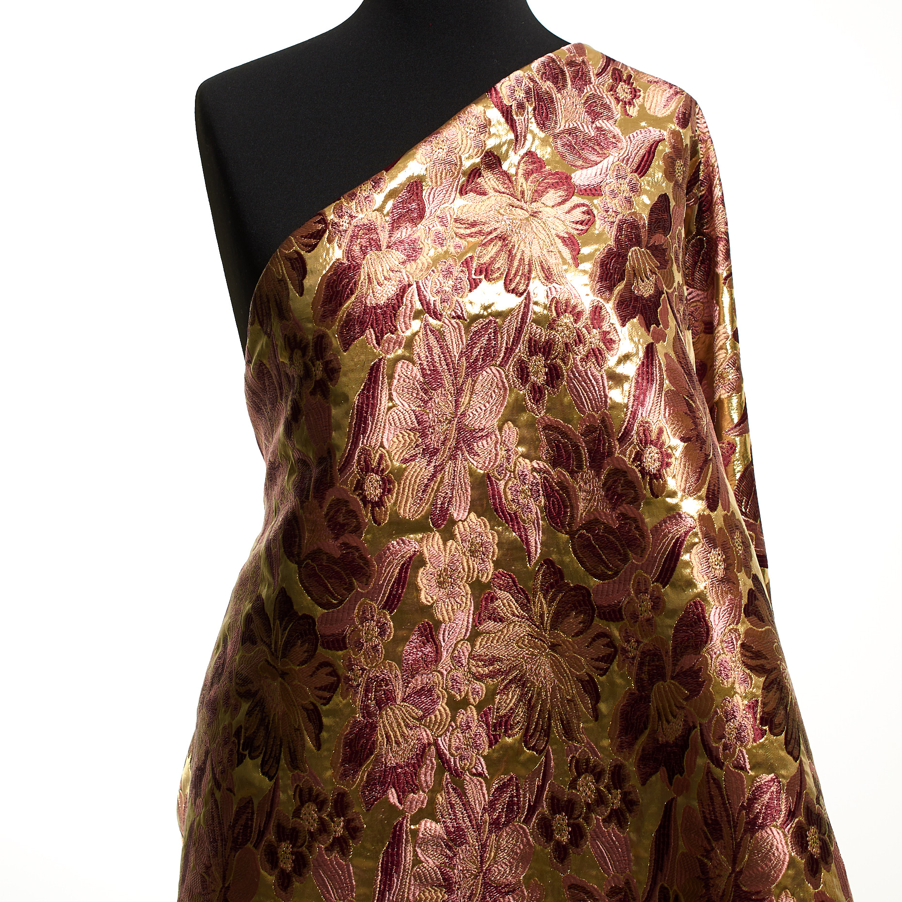 Jacquard, Acetat, Ton in Ton, Red Gold&Ruby Wine (P000005070) - Schaufensterpuppe