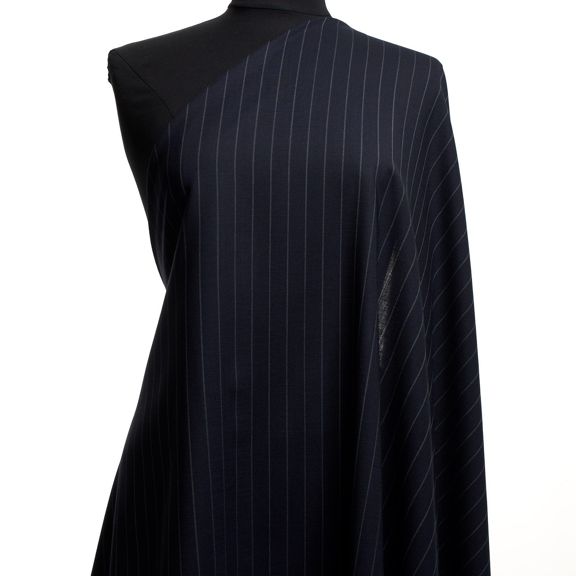 Cool Wool, Stretch, Paski w prążki, Parisian Night (F000045151) - Manekin