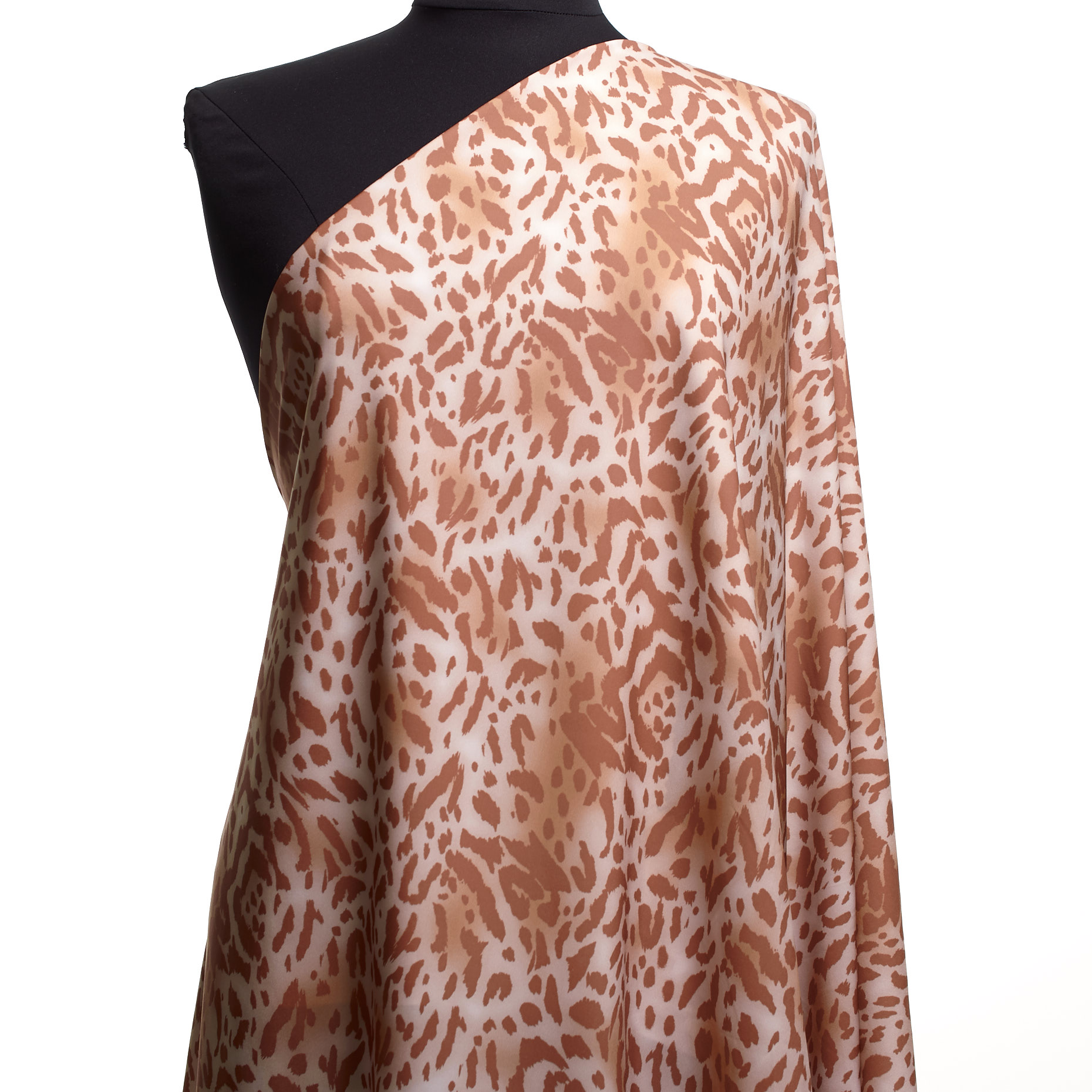 TECHNO JERSEY, PRINTED, HIGH ELASTICITY, TERRA COTTA&PEACH WHIP (F000041298) - Mannequin