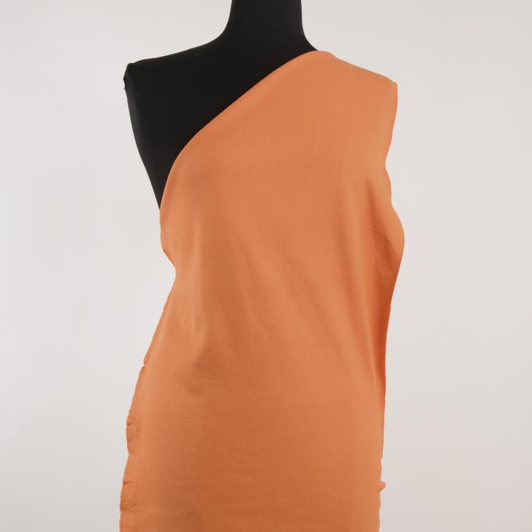 RIB JERSEY, COTTON ELASTIC, CARROT (P2-0000300) - Mannequin