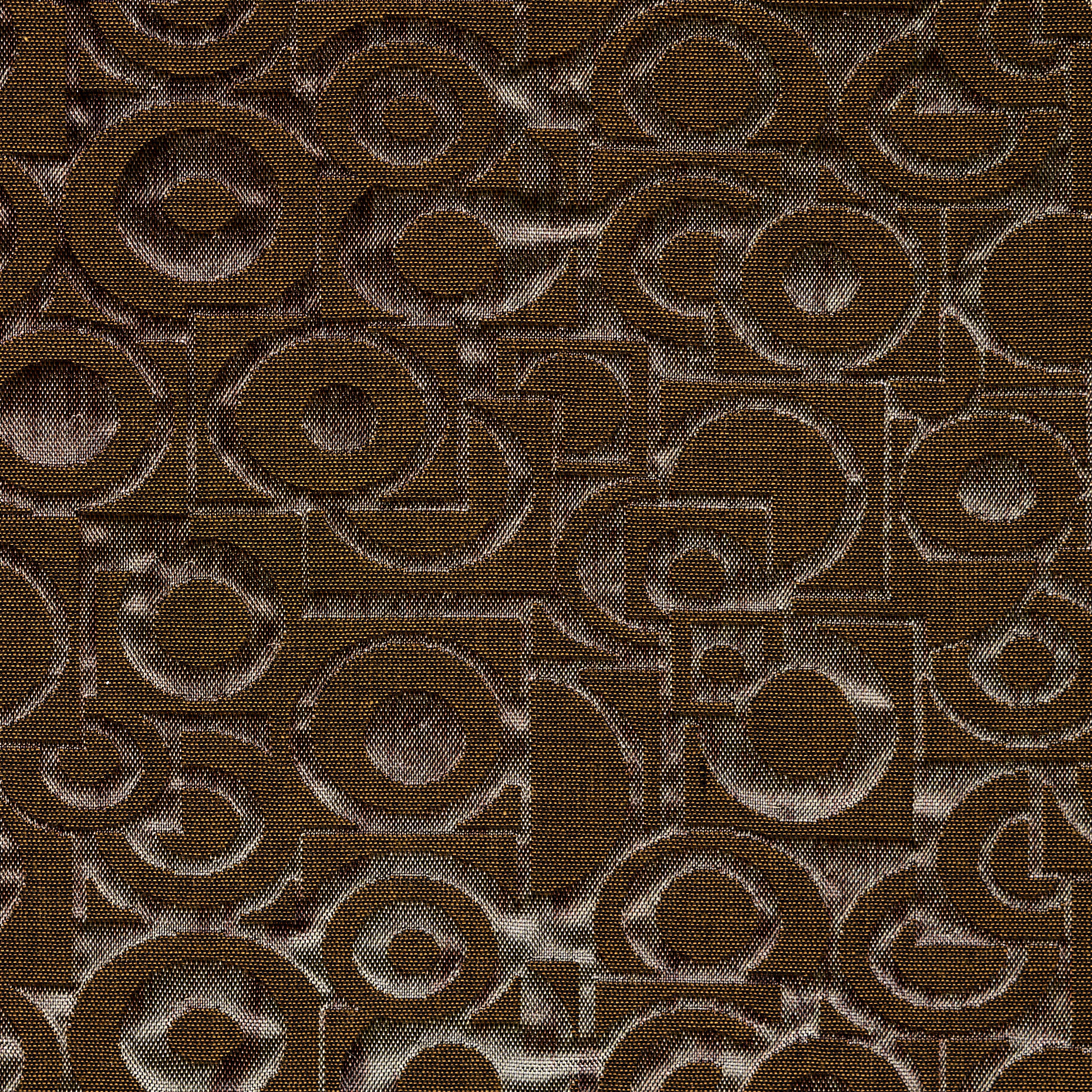 JACQUARD, COTTON, TOBACCO BROWN (P000003430) - Texture