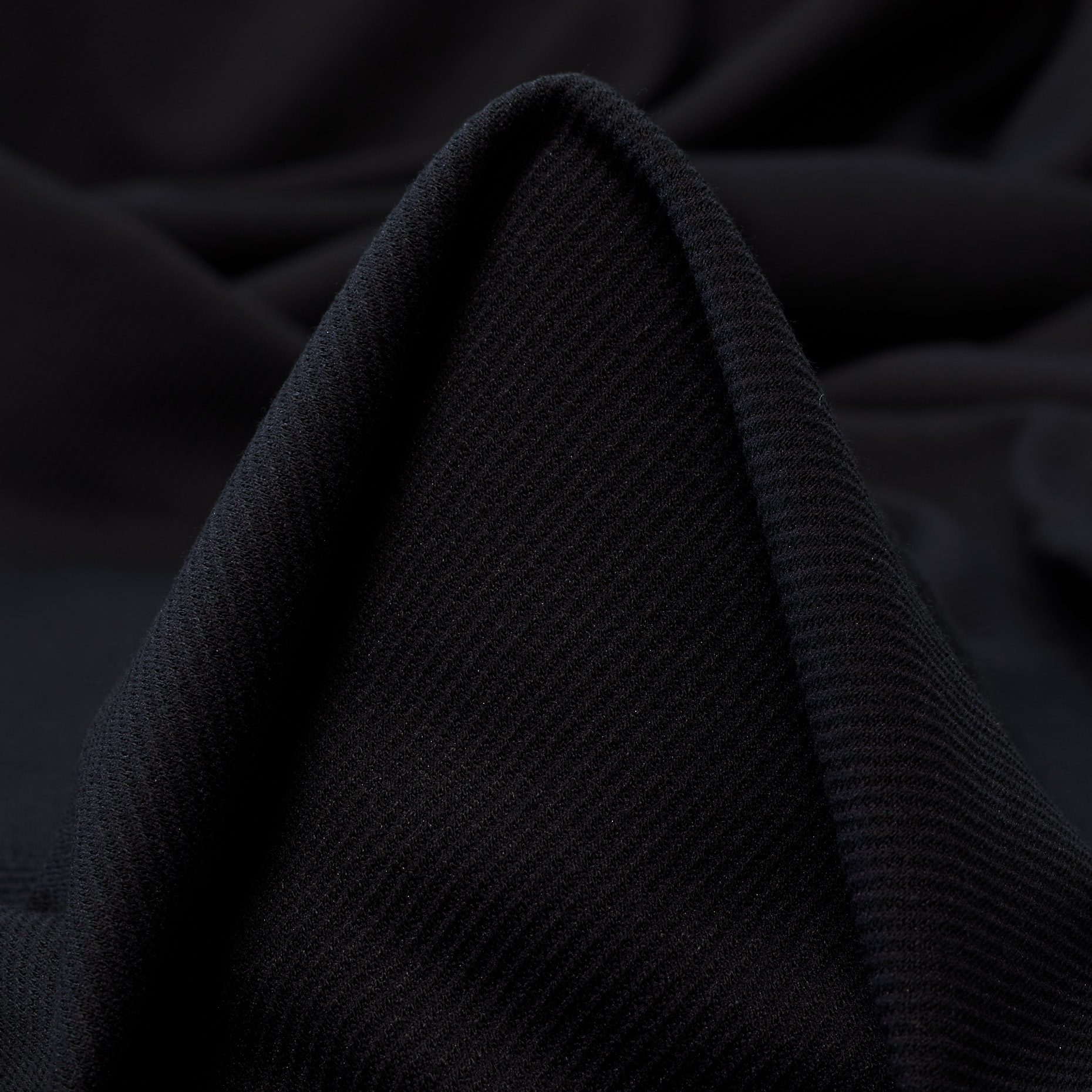 TWILL, VISCOSE, ELASTIC, RAVEN BLACK (F000036552)