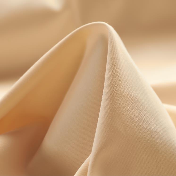 SATIN, COTTON BLEND, ELASTIC, APRICOT POWDER (F000028911)