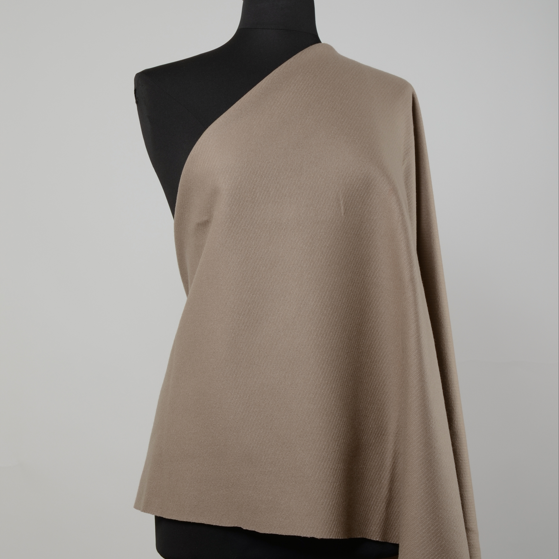 Twill, Schurwolle, Gekochte Wolle, Mushroom (F000023315) - Schaufensterpuppe