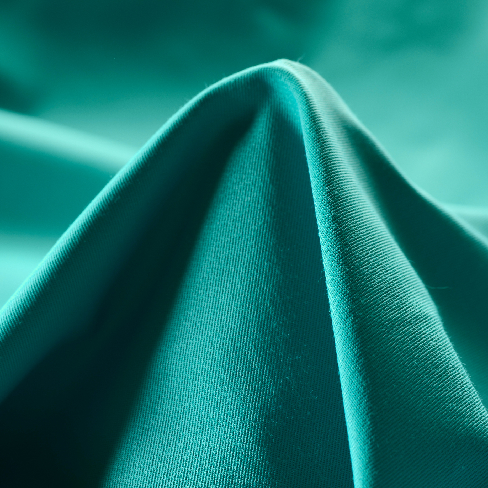 TWILL, COTTON, ELASTIC, BLUE TURQUOISE (F000022247)