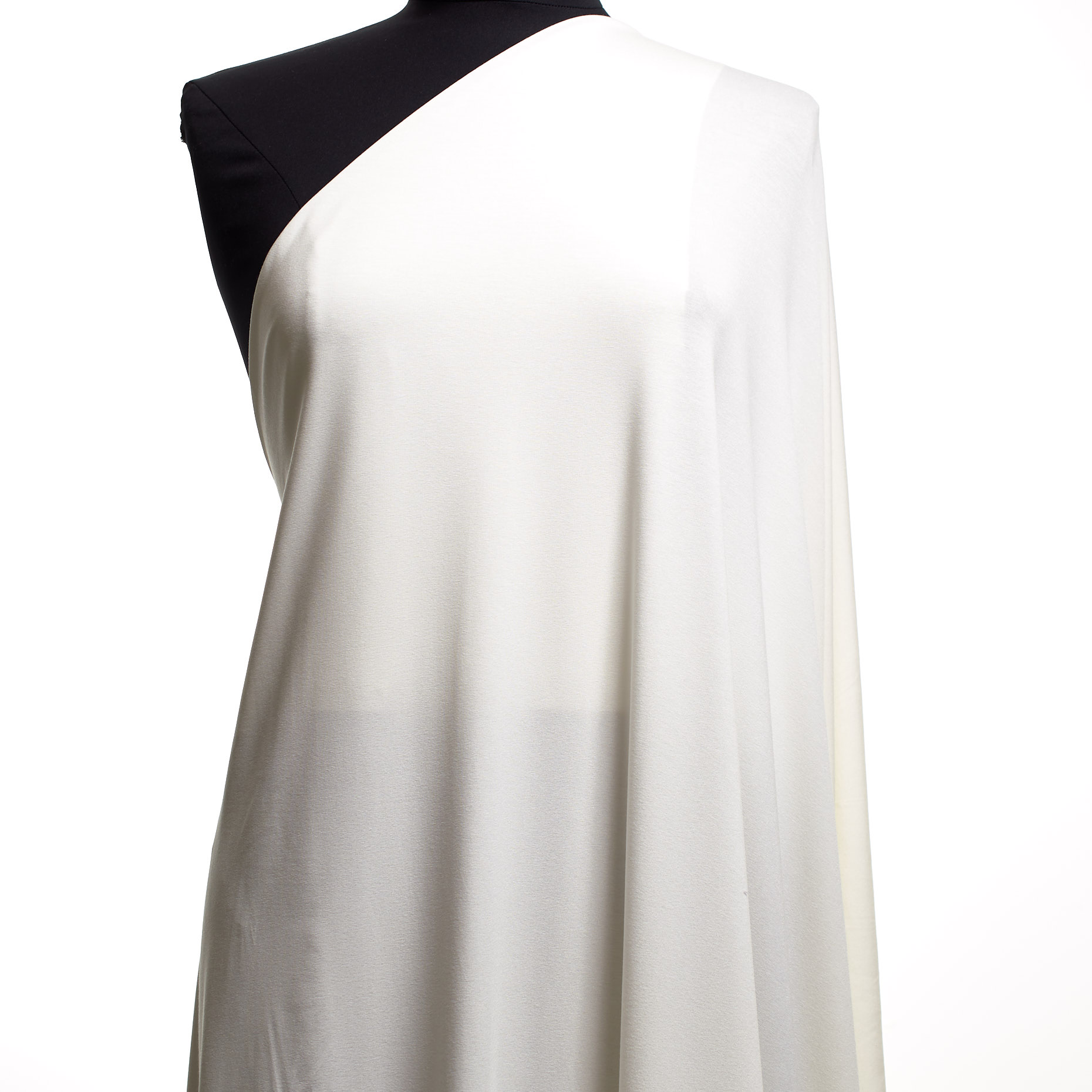 SINGLE JERSEY, VISCOSE, ELASTIC, IVORY (F000043238) - Mannequin