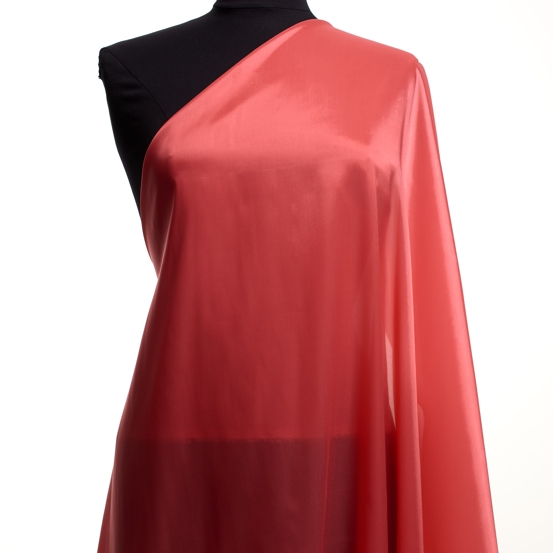 Cupro, Stretch, Deep Sea Coral (F000042984) - Manekin