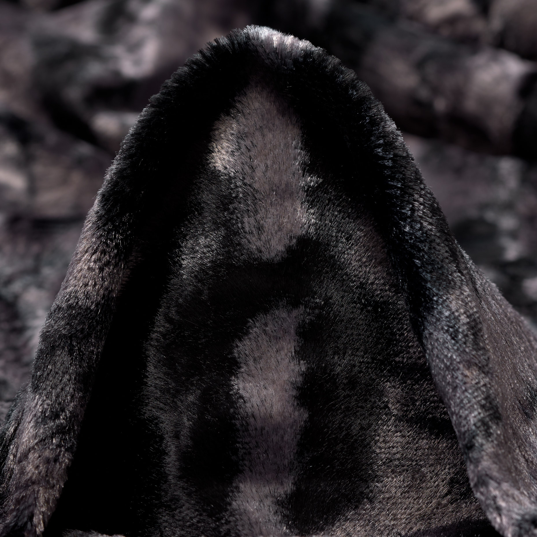 Fake Fur, Cotton Viscose, Animal, Iron Gate (F000038922)