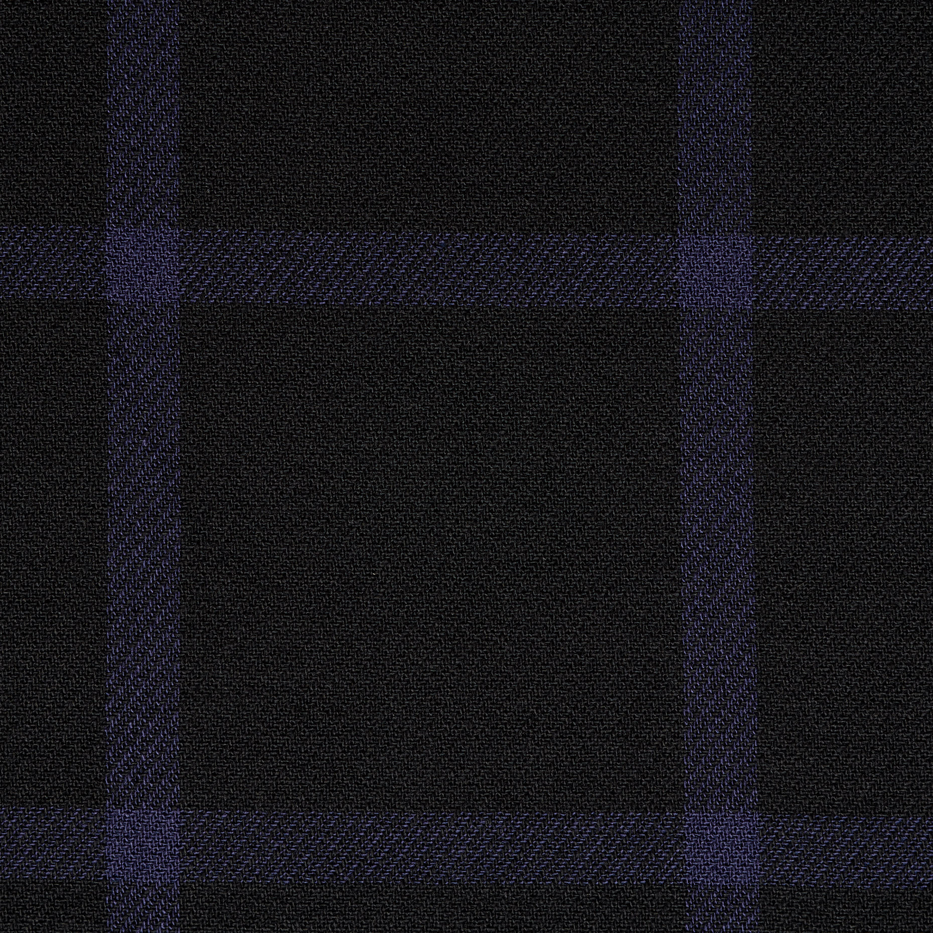 DOUBLE, VISCOSE, WOOL BLEND, RAVEN BLACK&PARISIAN NIGHT (F000044256) - Texture