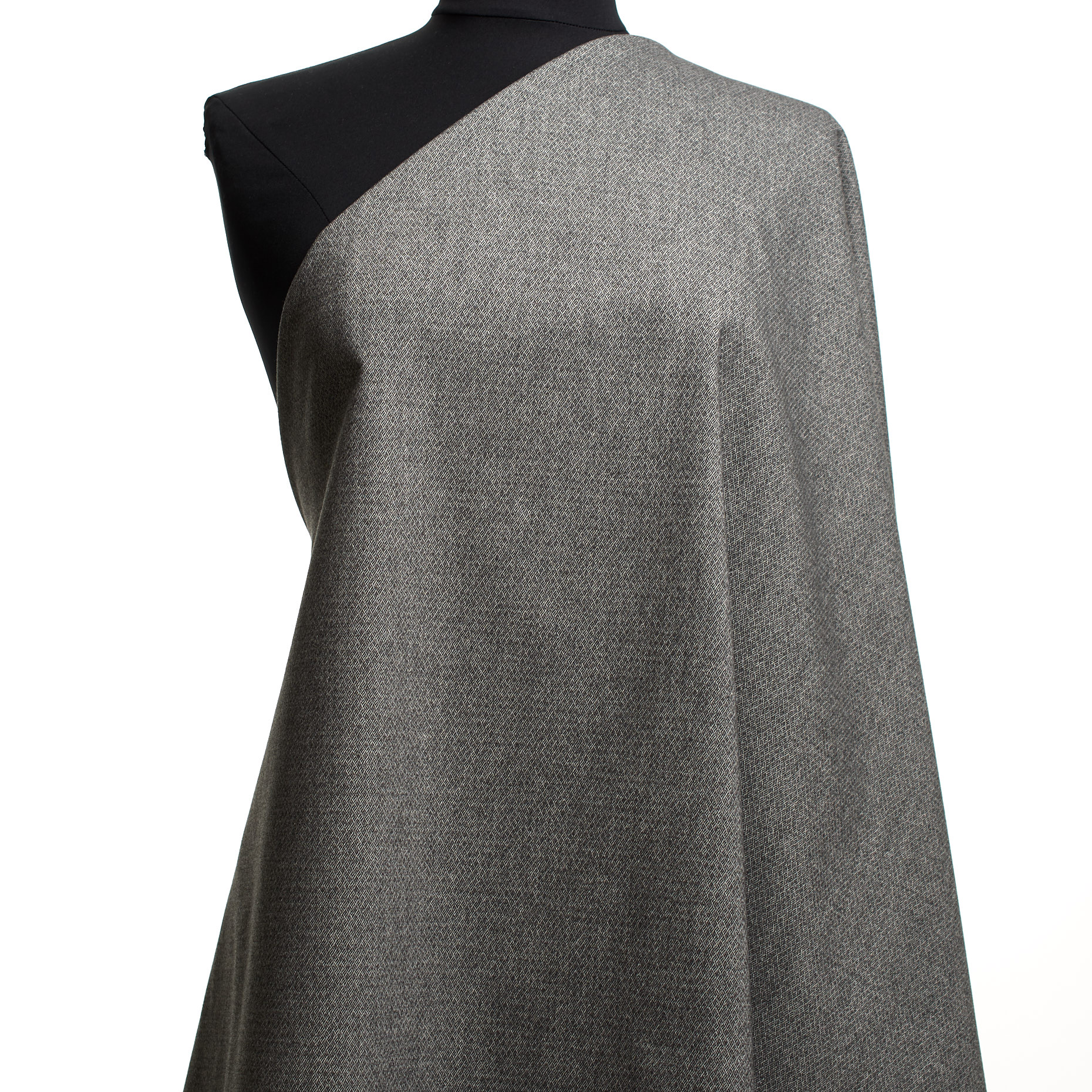 COTTON, VISCOSE BLEND, ELASTIC, OPAL GRAY (F000044880) - Mannequin