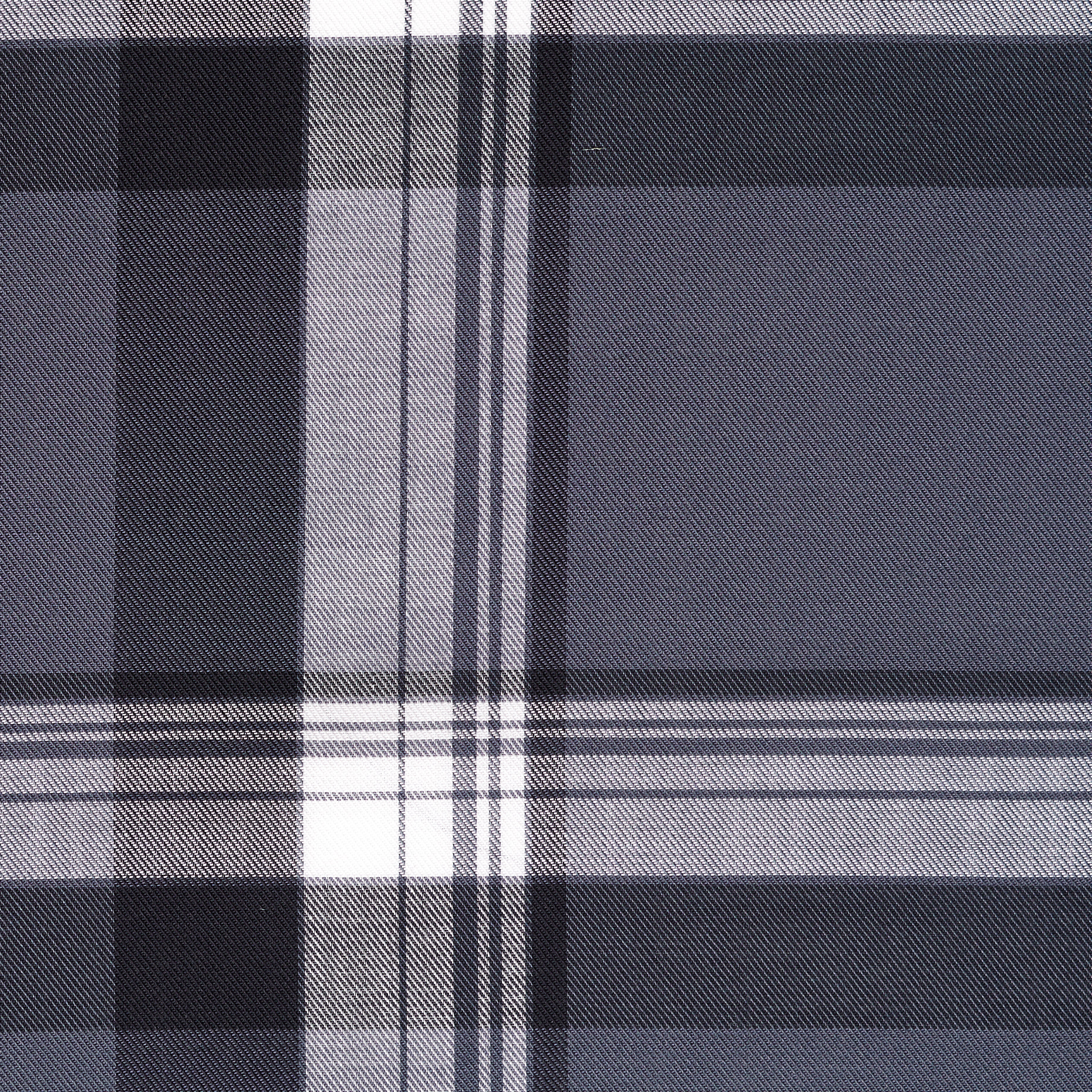 Twill, Baumwolle, Karo, Vaporous Gray (F000030143) - Gewebe