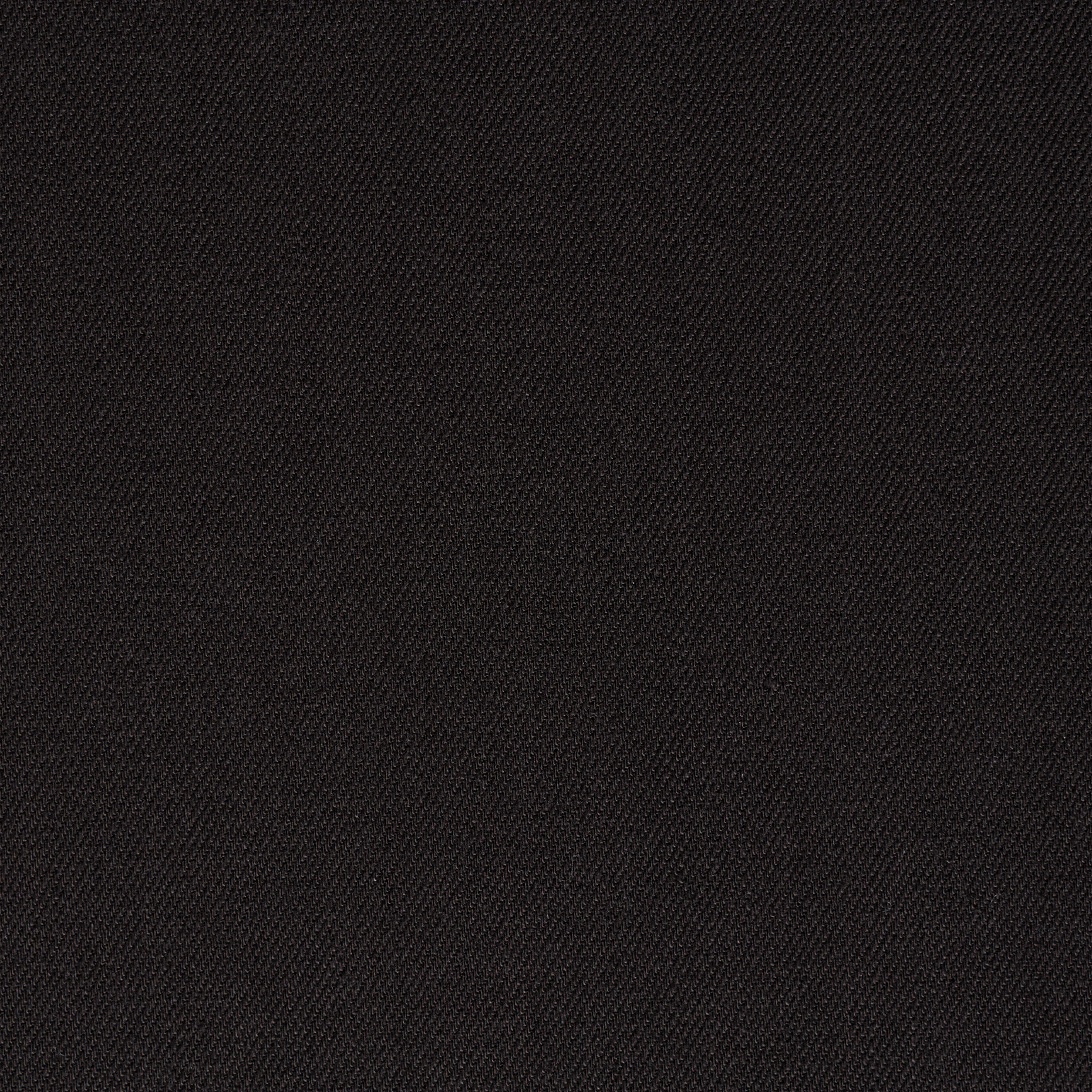 Sergé, Coton, Elástique, Raven Black (F000049131) - Tissage