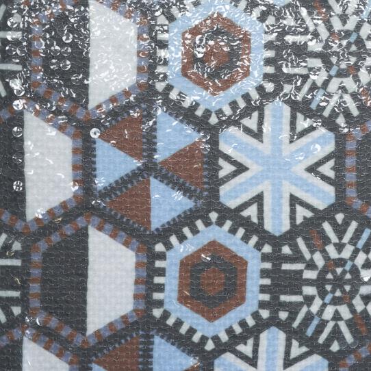 SEQUIN, GEOMETRIC, AIRY BLUE (F000027884) - Texture