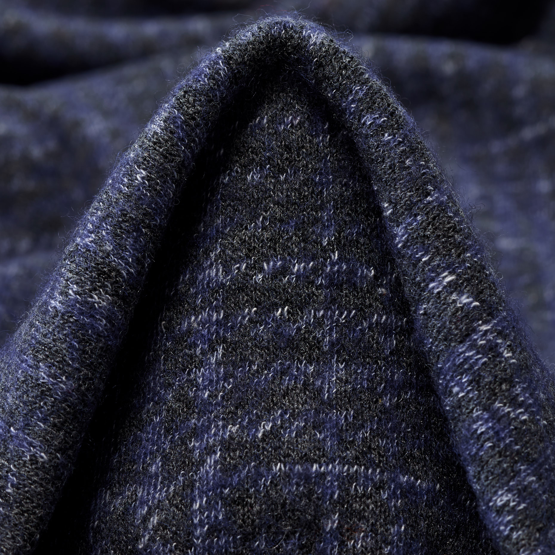 JACQUARD, JERSEY, HOUNDSTOOTH, STEEPLE GRAY&TRUE BLUE (F000043259)