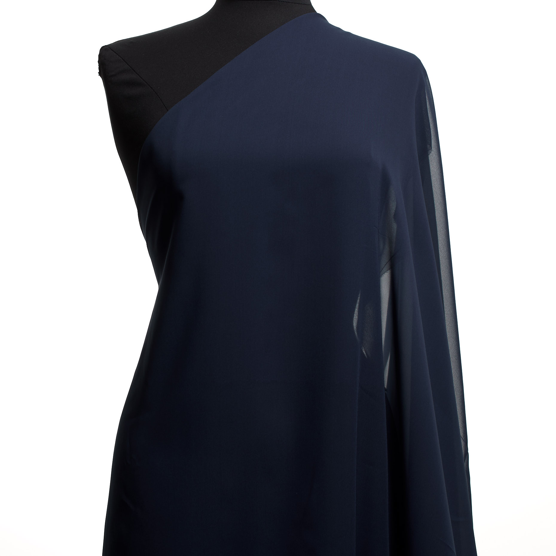 SILK, CHIFFON, DENIM BLUE (C0002900) - Mannequin