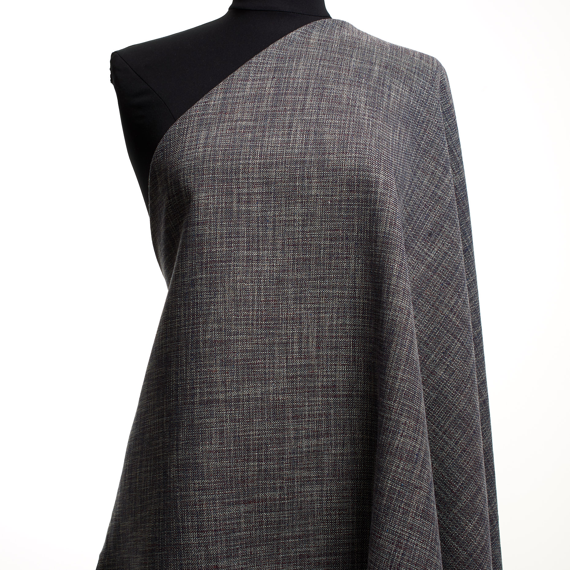 COOL WOOL, LINEN BLEND, MELANGE, FOLKSTONE GRAY (F000044285) - Mannequin