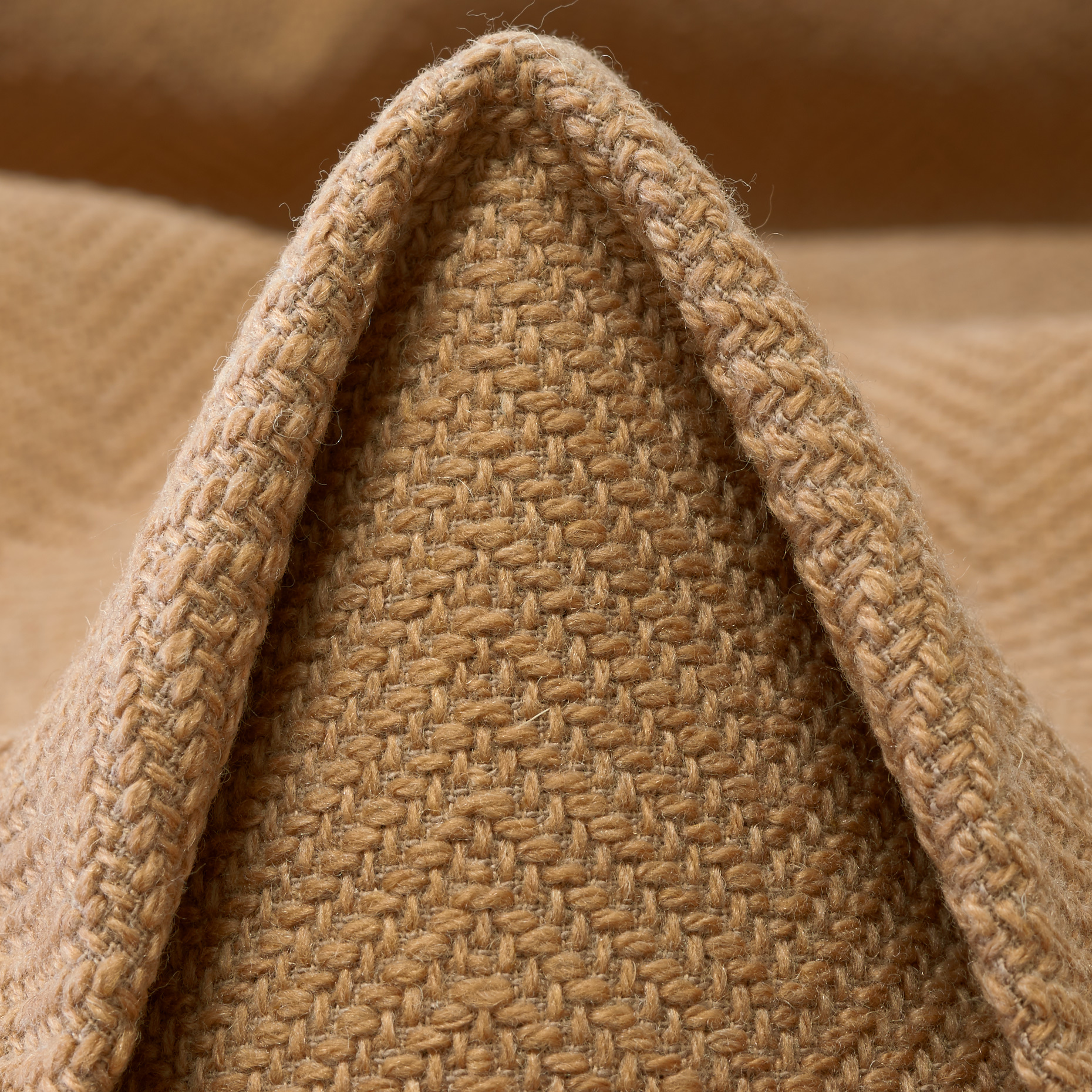 HERRINGBONE, WOOL, COTTON BLEND, IRISH CREAM (F000047853)