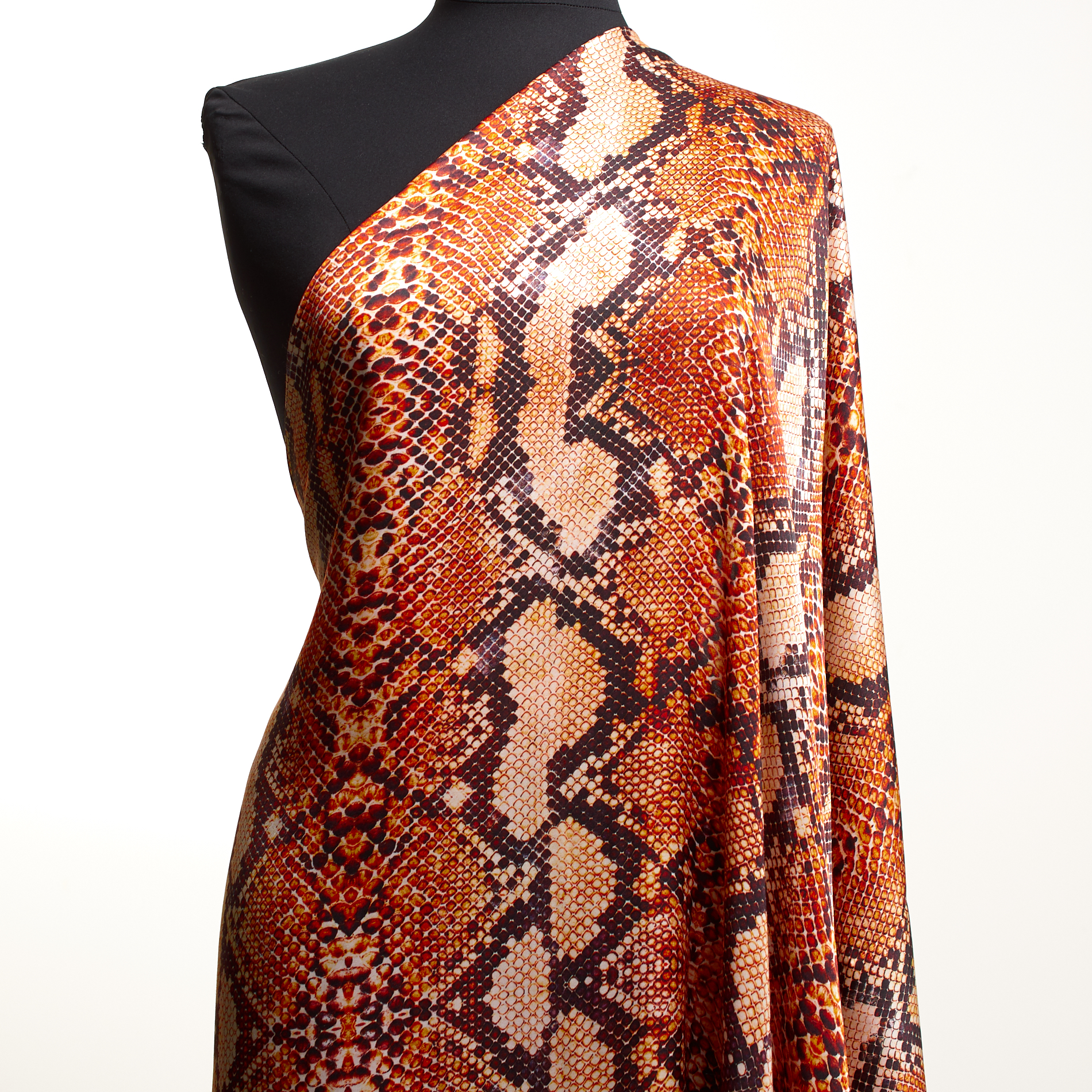 Voile, Viscose , Imprimé, Mocca&Desert Sun (T0000121) - Mannequin