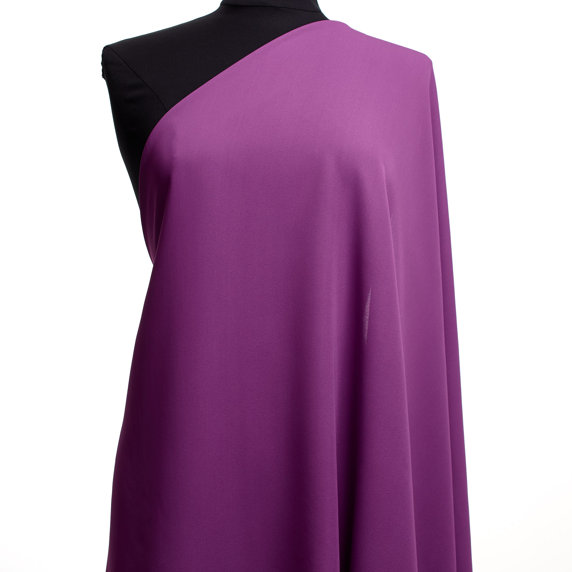 Crêpe, Viscosa, Trasparente, Dahlia Violet (F000042301) - Manichino