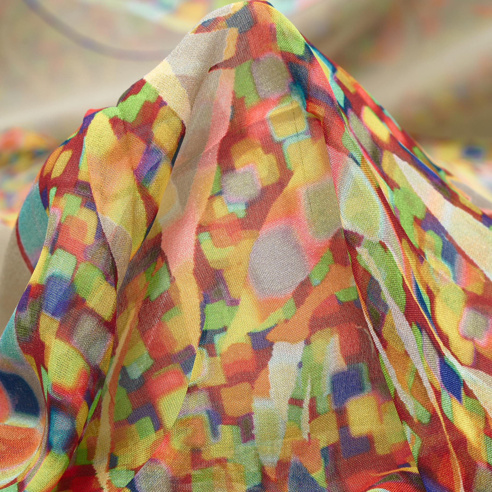 SILK, CHIFFON, FLORAL, MULTICOLOR (F000031792)