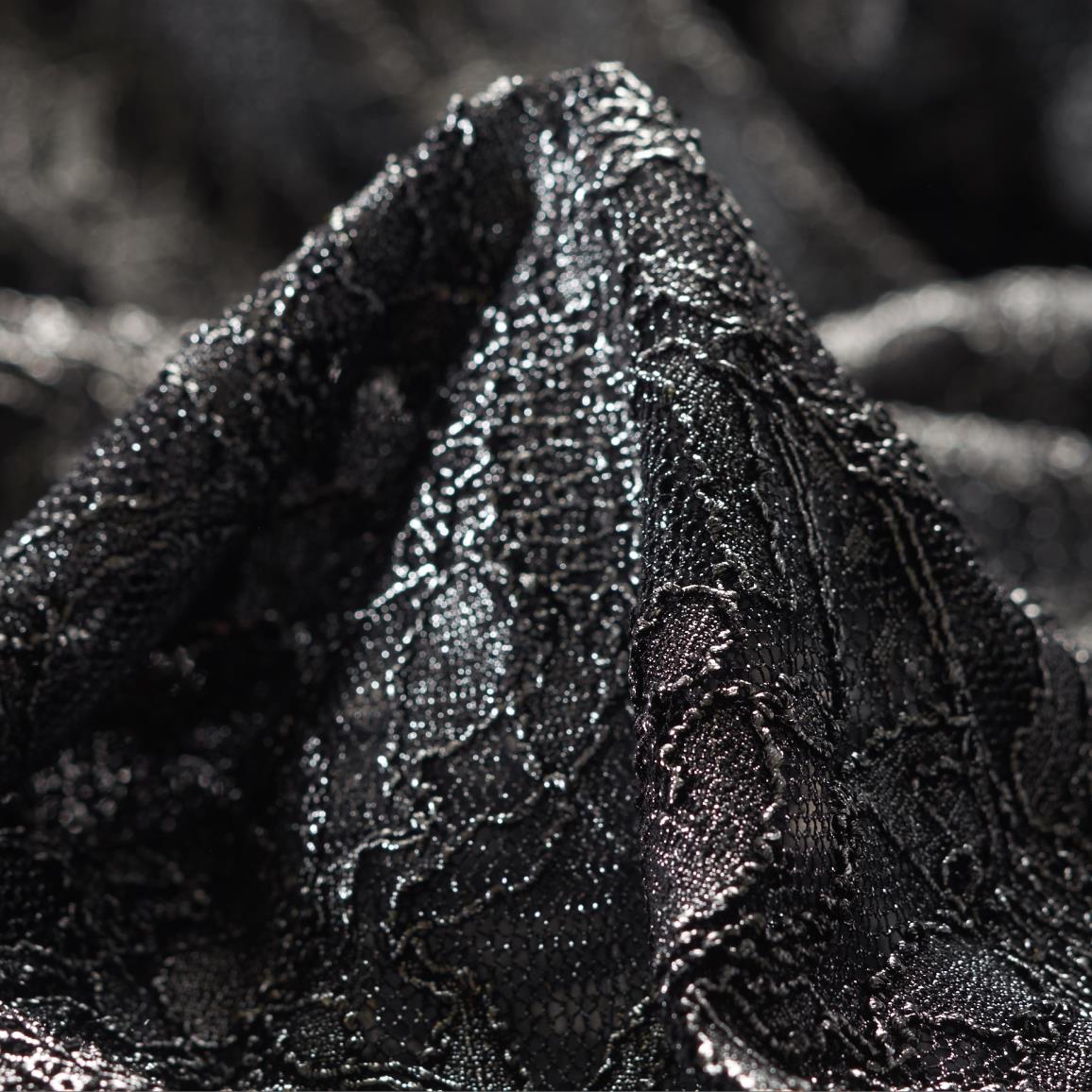 LACE, POLYAMID, FLORAL, BRUSHED NICKEL (F000027936)