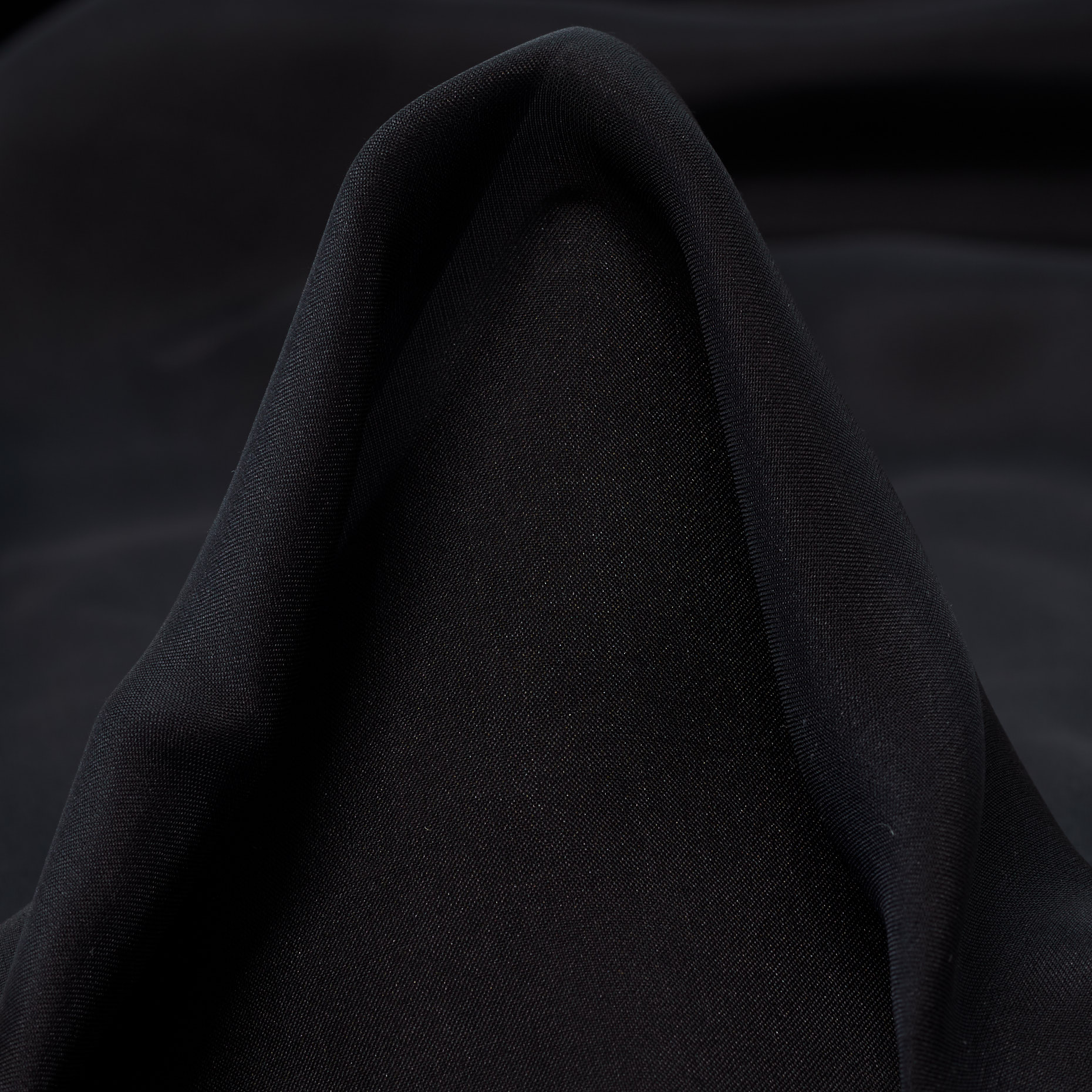 Chiffon, Seta, Raven Black (C0002830)