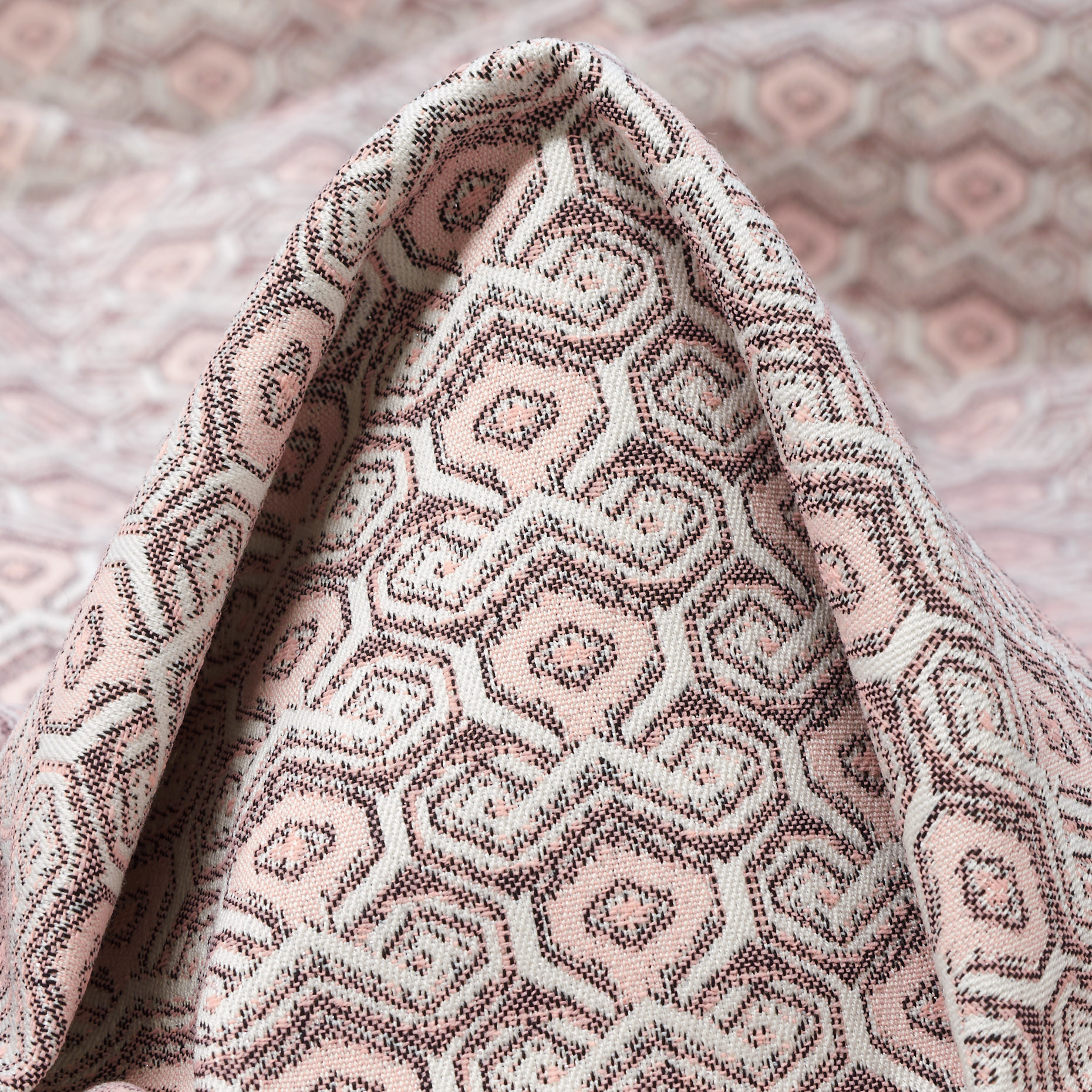 Jacquard, Algodón, Elástico, Rose Quartz (F000041416)