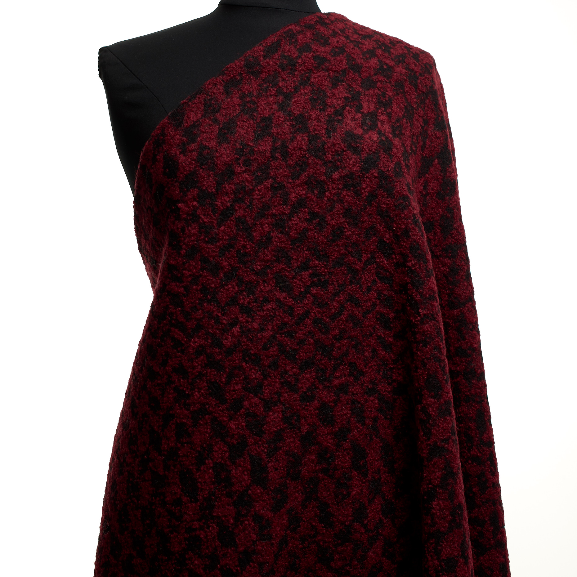 Jacquard, Laine, Raven Black&Merlot (F000034109) - Mannequin