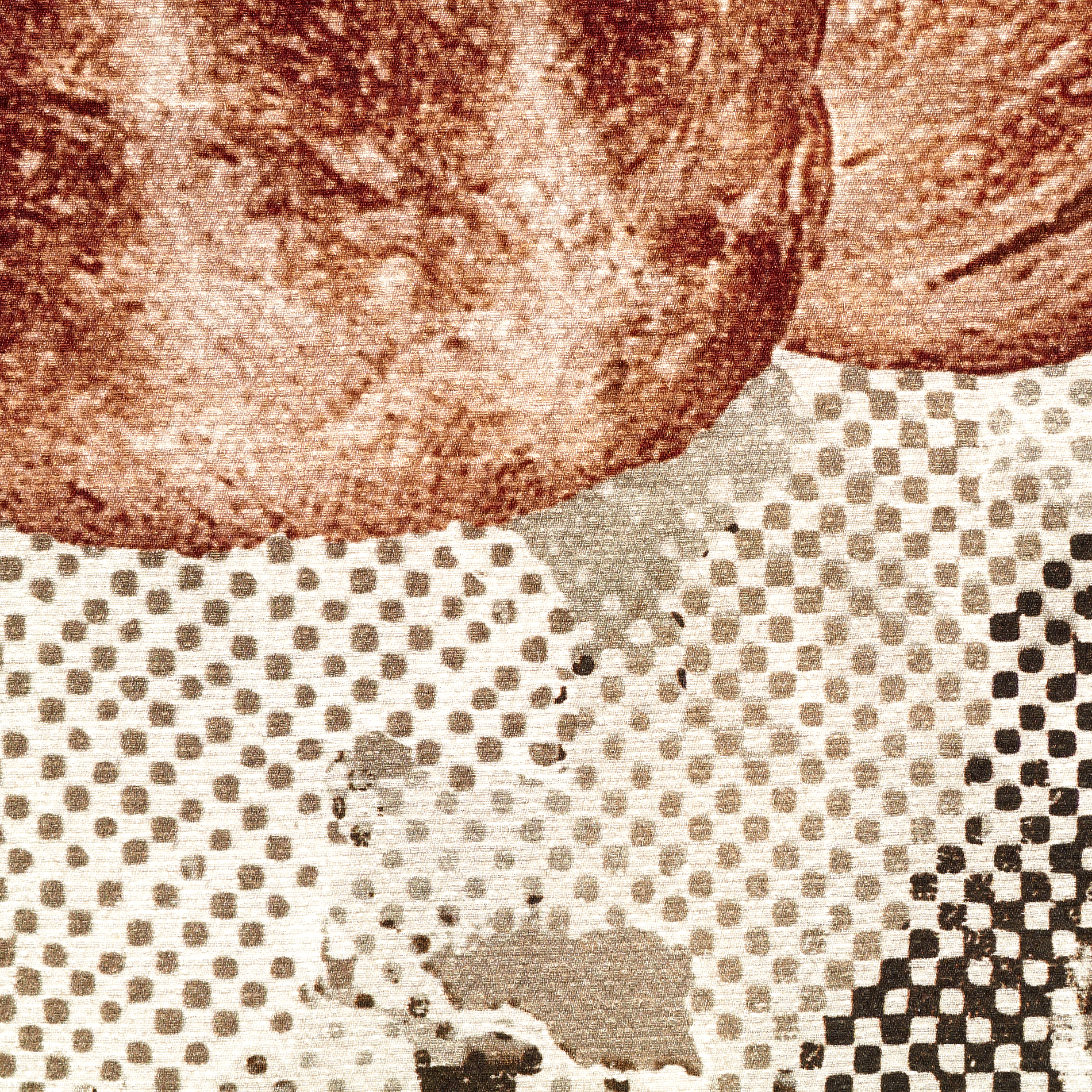 Algodón, Seda, Estampado, Ginger Spice (F000031867) - Tejido