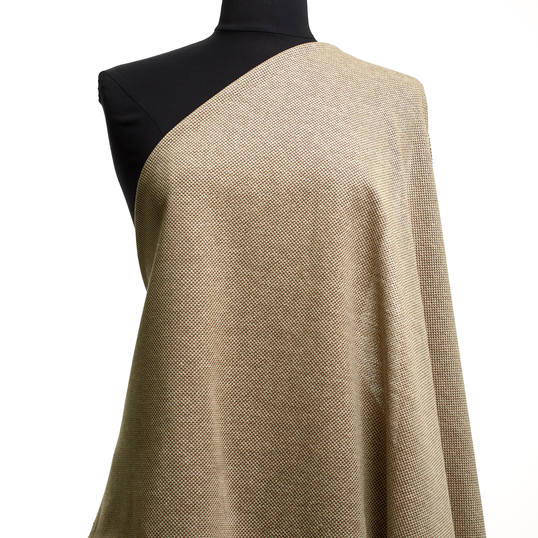 JERSEY, COTTON, LINEN, TOFFEE&BONE WHITE (F000044695) - Mannequin