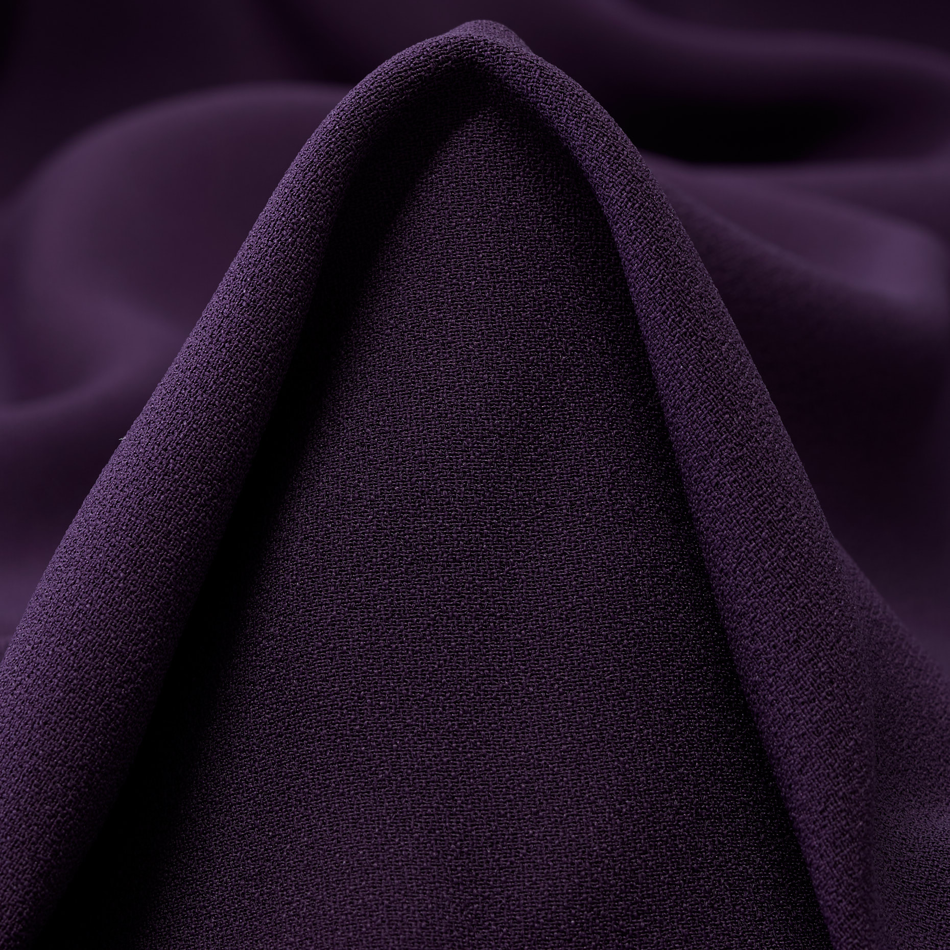 CRÊPE, SATIN, ACETATE, PURPLE VELVET (F000045361)