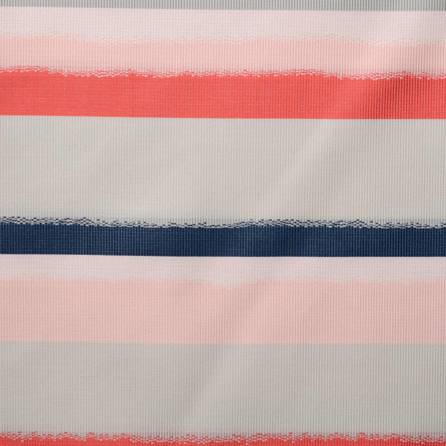 Żakard, Rzędy bloków, Strawberry&Midnight Blue (F000020109) - Tkana