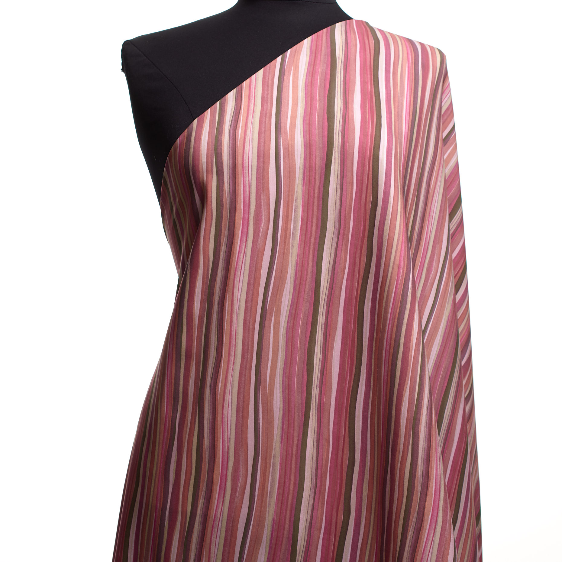 Techno Jersey, Paski, Wysoka elastyczność, Pink Power (F000041303) - Manekin