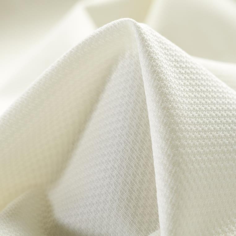 COTTON, ELASTIC, MICRO STRUCTURE, SNOW WHITE (F000027229)