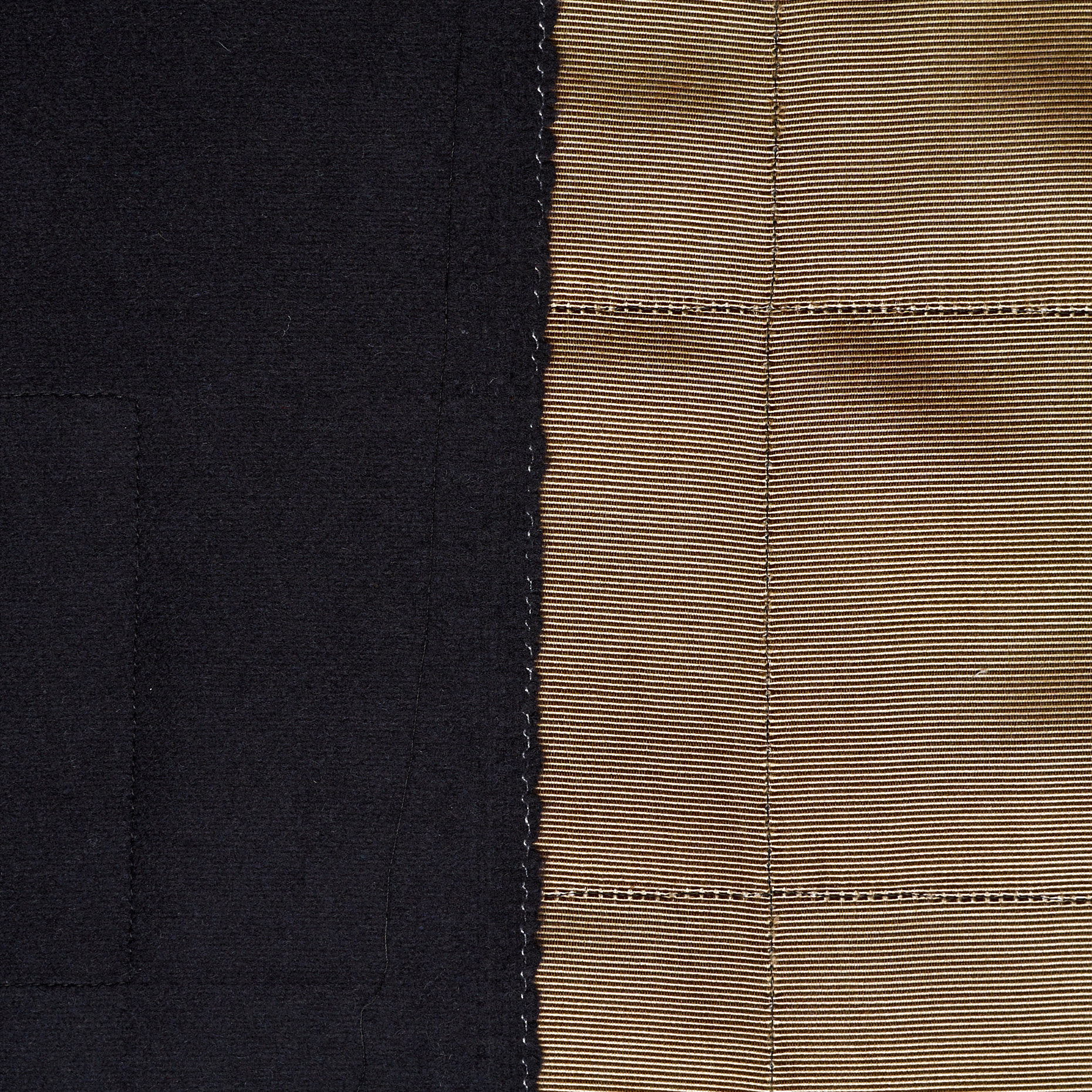 Double, Wełna, Pikowany, Midnight Blue&Taupe (T0000191) - Tkana