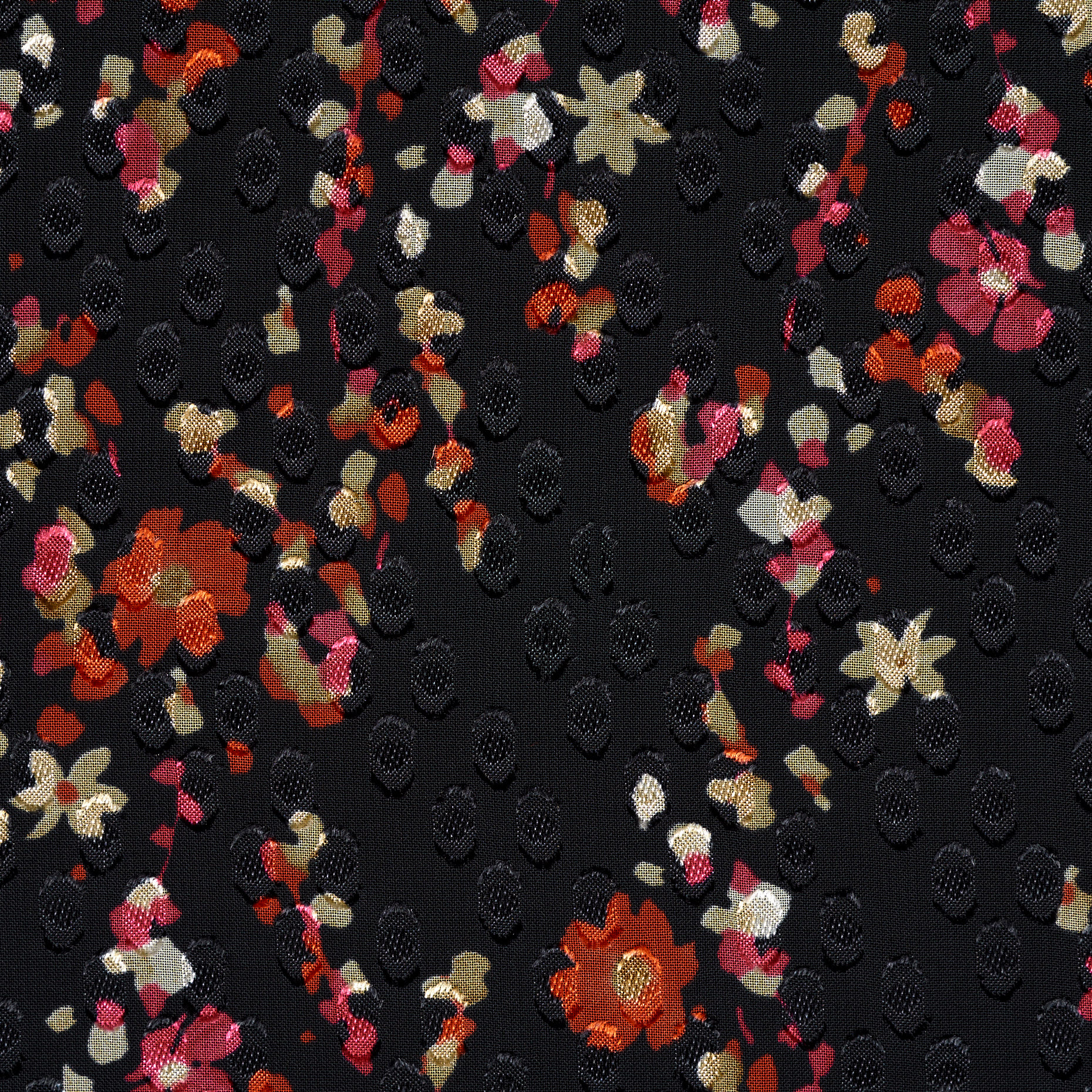 CHIFFON, FIL COUPÉ, ADRENALINE RUSH&RAVEN BLACK (F000040042) - Texture