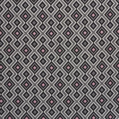 JACQUARD, COTTON ELASTIC, LUREX, IVORY&BONBON (F000028566) - Texture