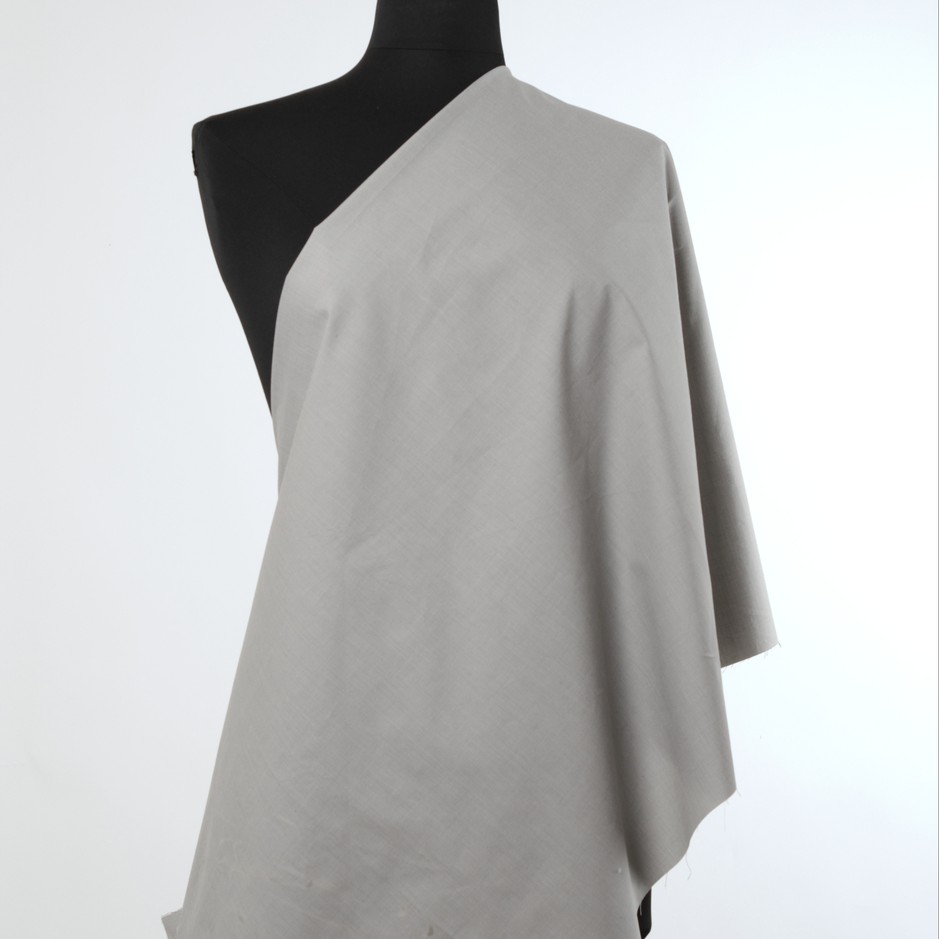 Popeline, Baumwolle, Micro Design, Granite Gray (F000006676) - Schaufensterpuppe