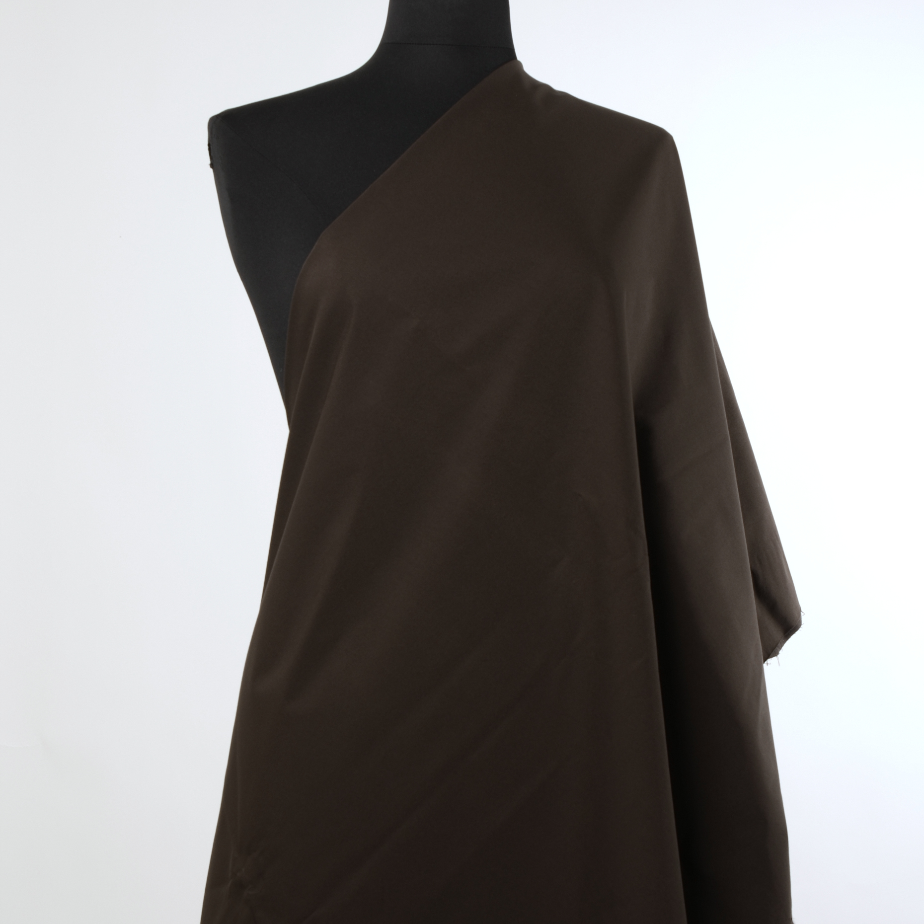 TWILL, COTTON BLEND, ELASTIC, FUDGE (F000016329) - Mannequin