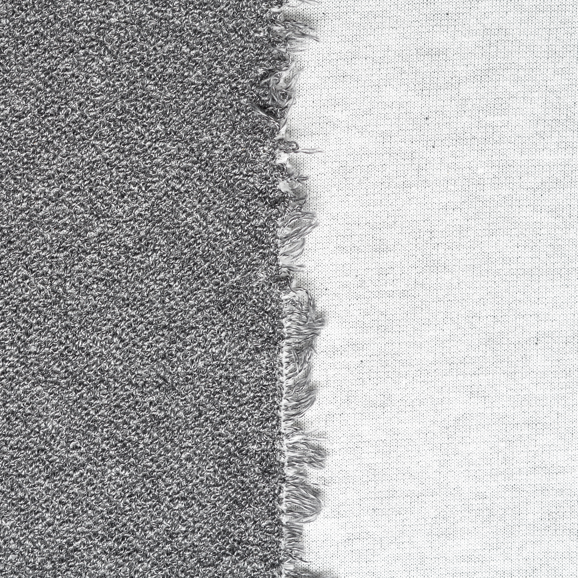 JERSEY, BOUCLÉ, COTTON, STEEPLE GRAY (F000047367) - Texture