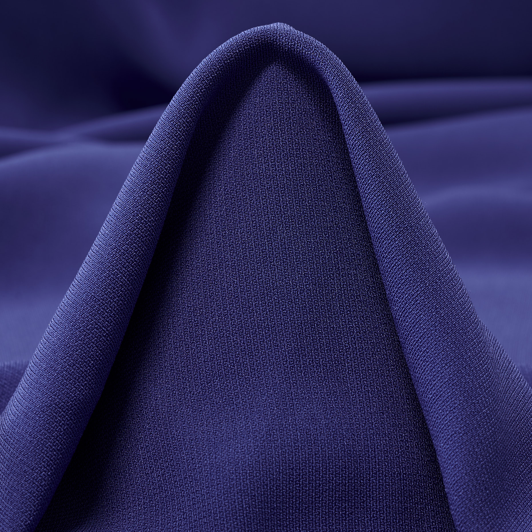 Креп, Триацетат, Deep Ultramarine (F000041887)