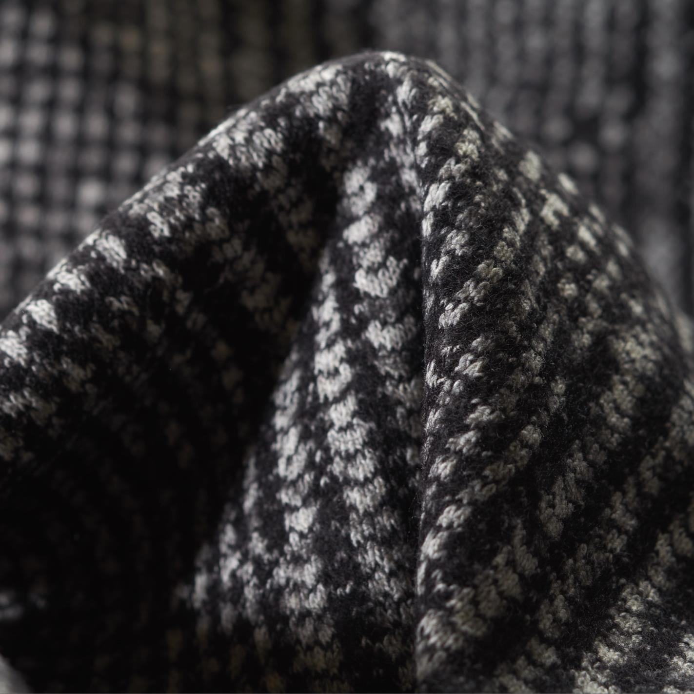 Jersey, Jacquard, Príncipe de Gales, Shell&Black (F000026900)