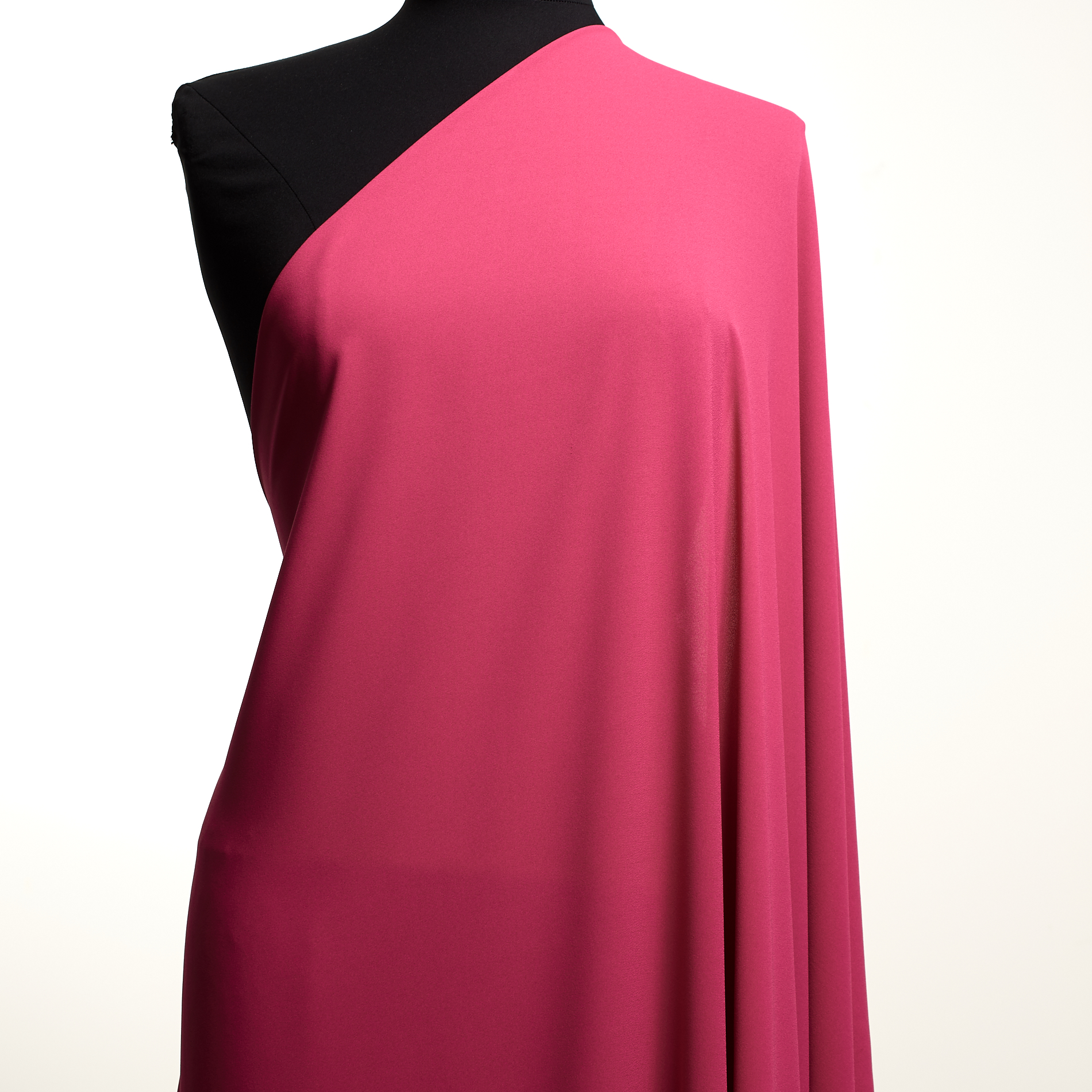 CRÊPE DE CHINE, ELASTIC, RASPBERRY SORBET (F000035278) - Mannequin