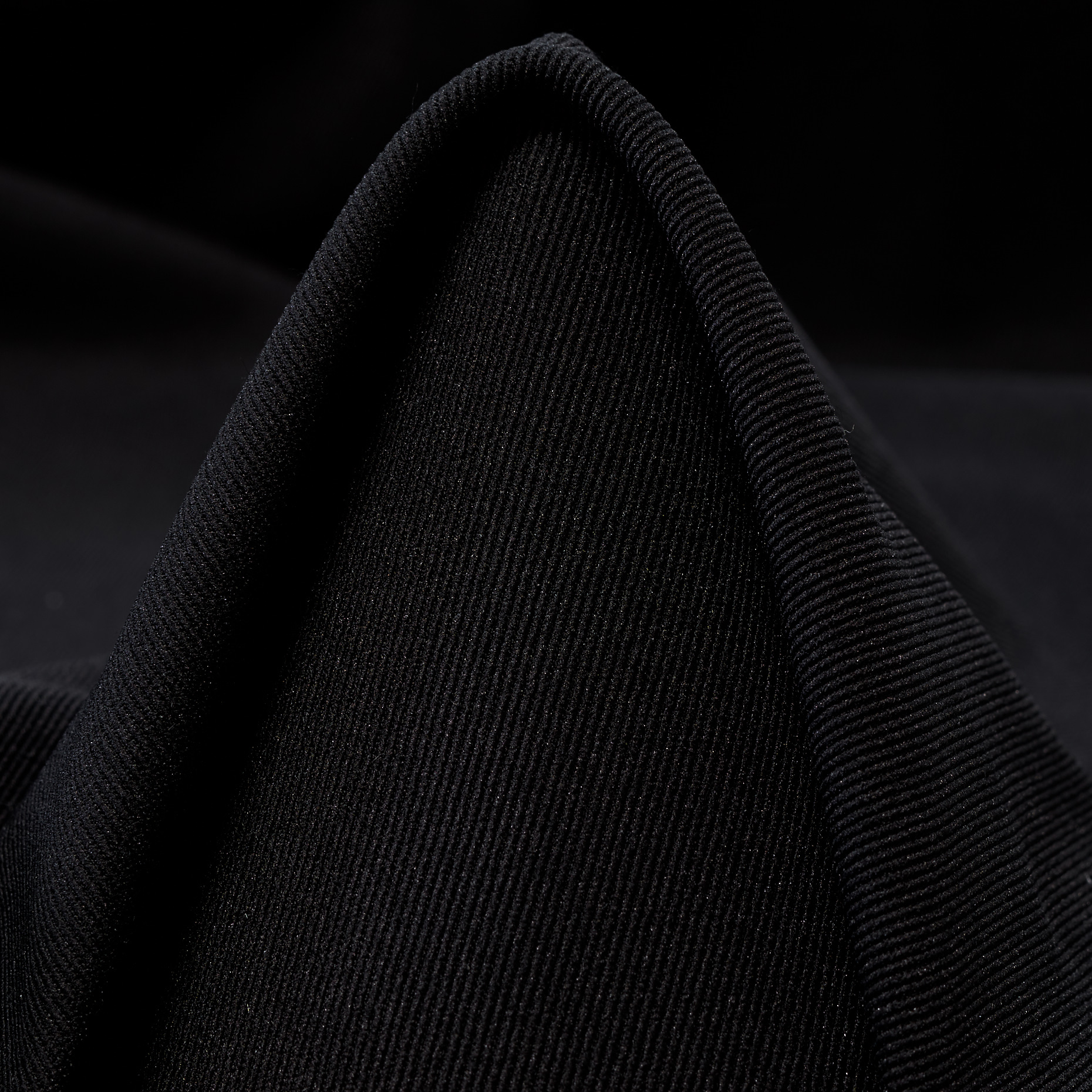 TWILL, VISCOSE BLEND, ELASTIC, JET BLACK (F000049276)