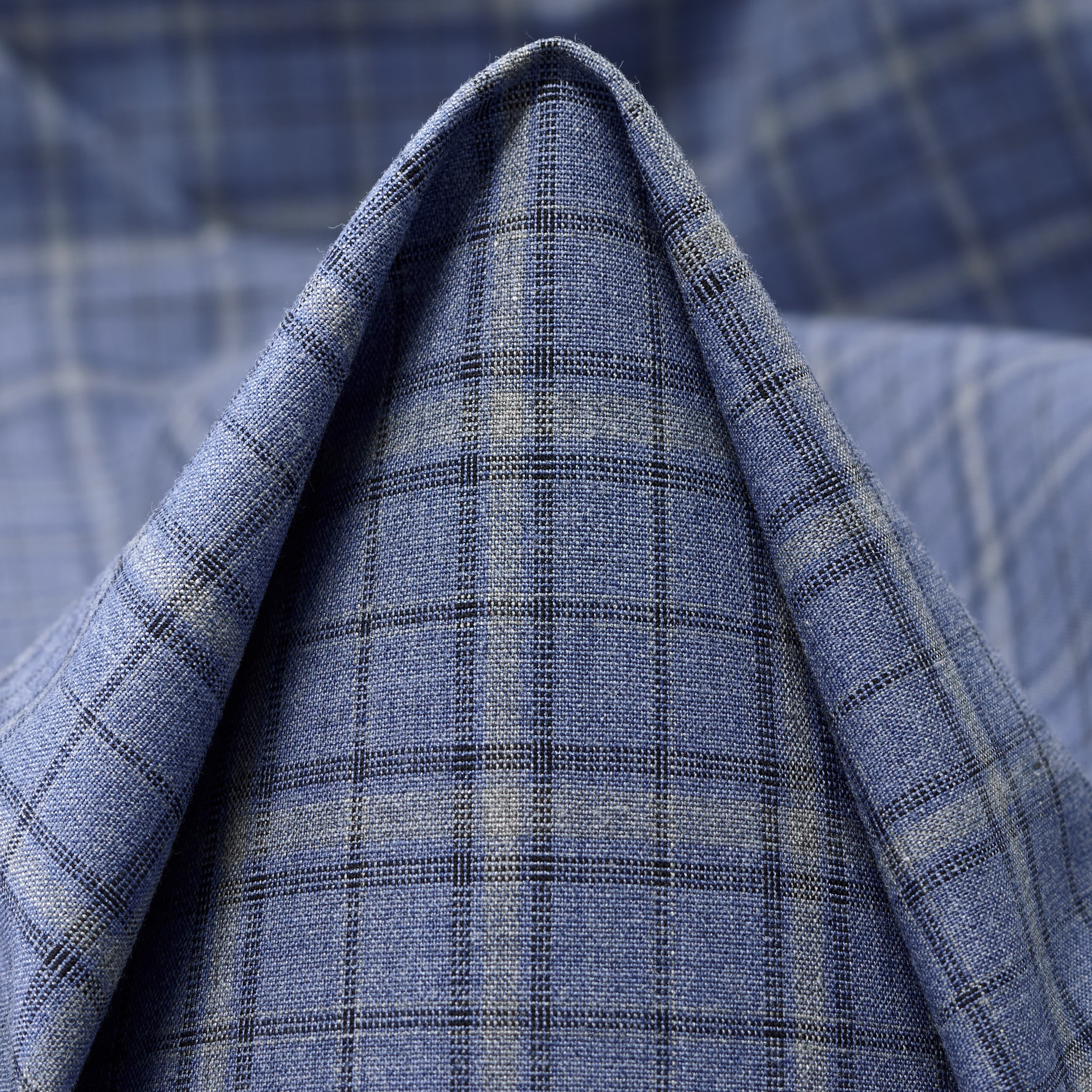 Popelín, Algodón, Cuadro, Rain Washed (F000045142)