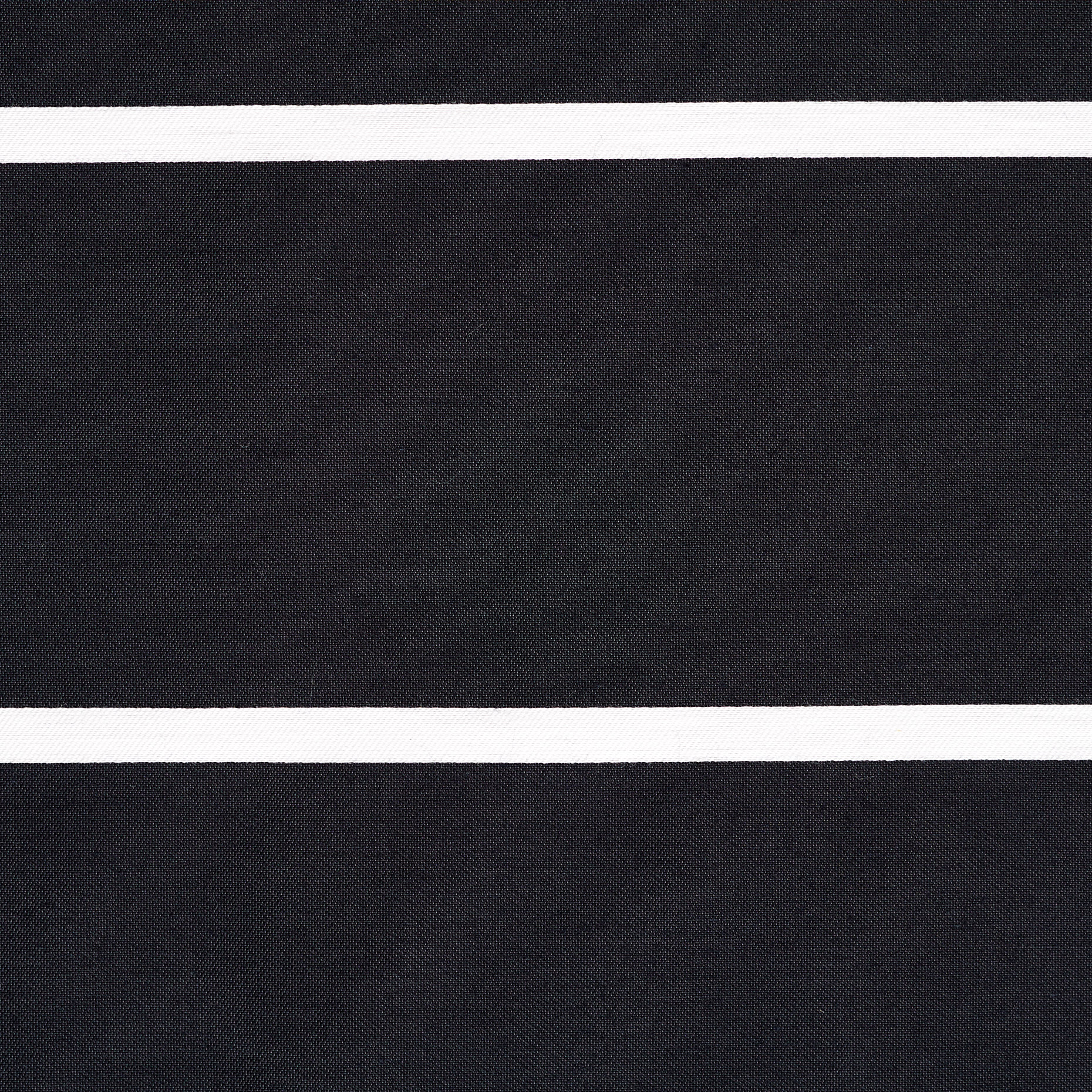 Twill, Bawełna, Paski, Midnight Blue&Snow White (F000043363) - Tkana