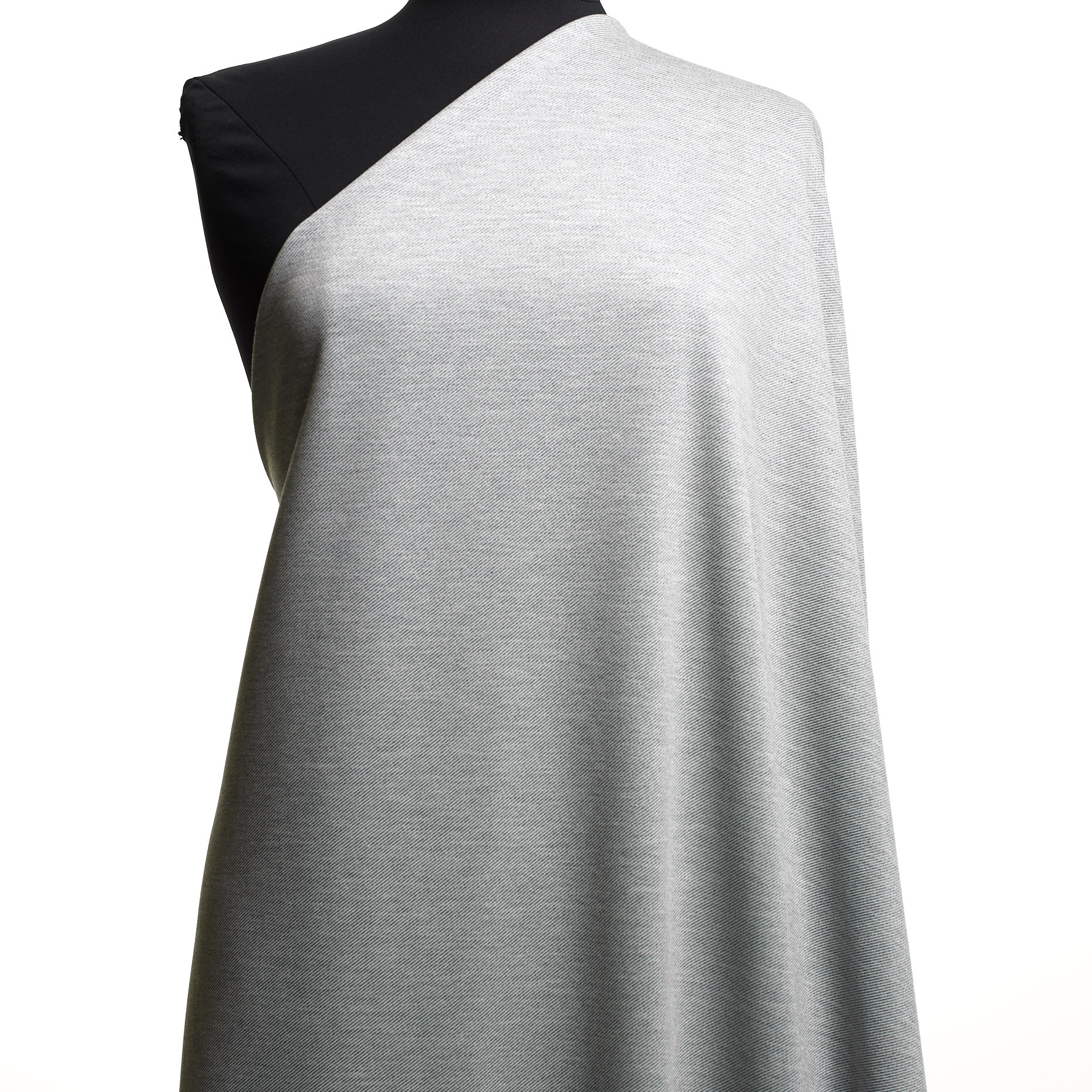 Jersey, Viscosa, Jaspeado, Silver (F000035804) - Maniquí