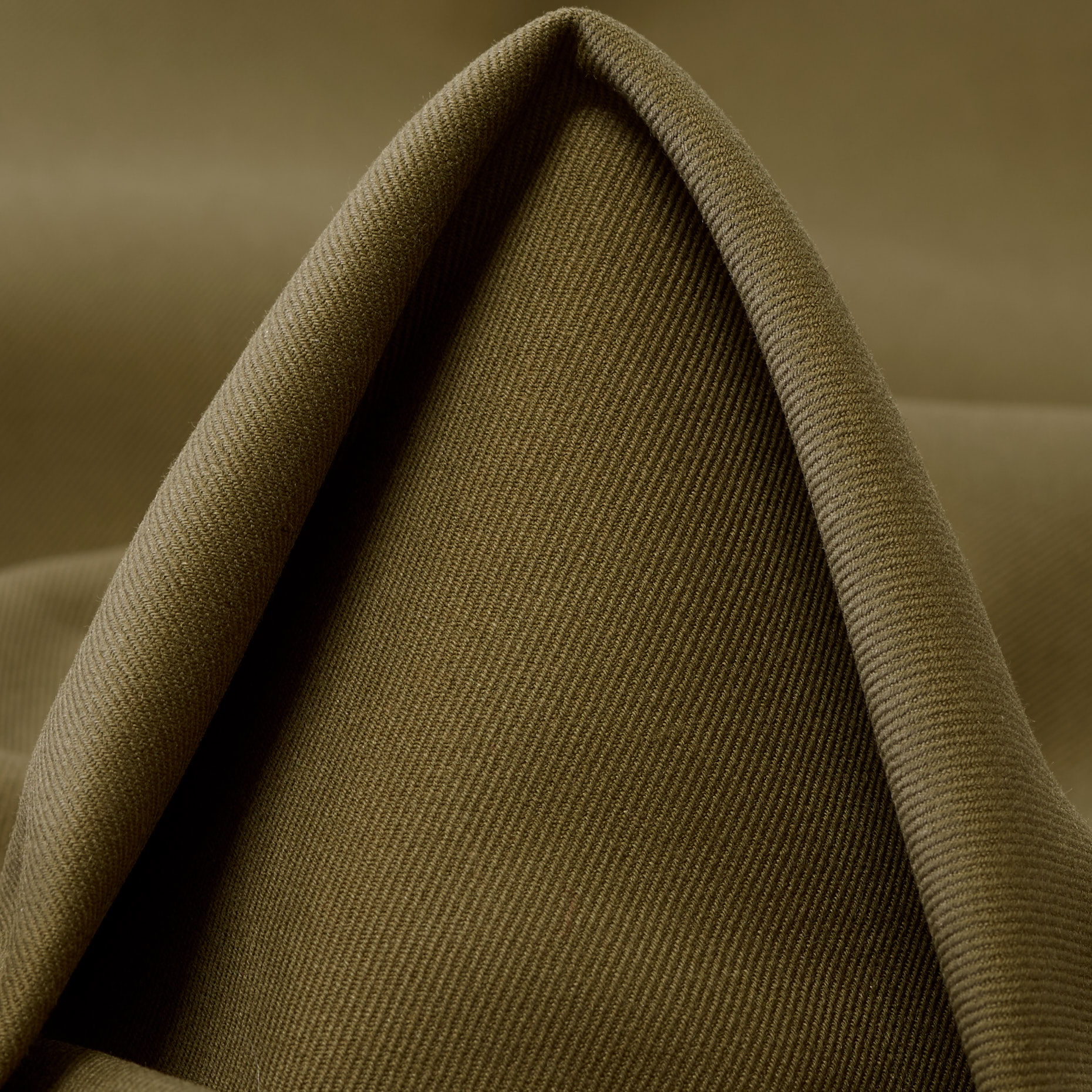 Двойной, Твил, Хлопок, Covert Green (F000037783)